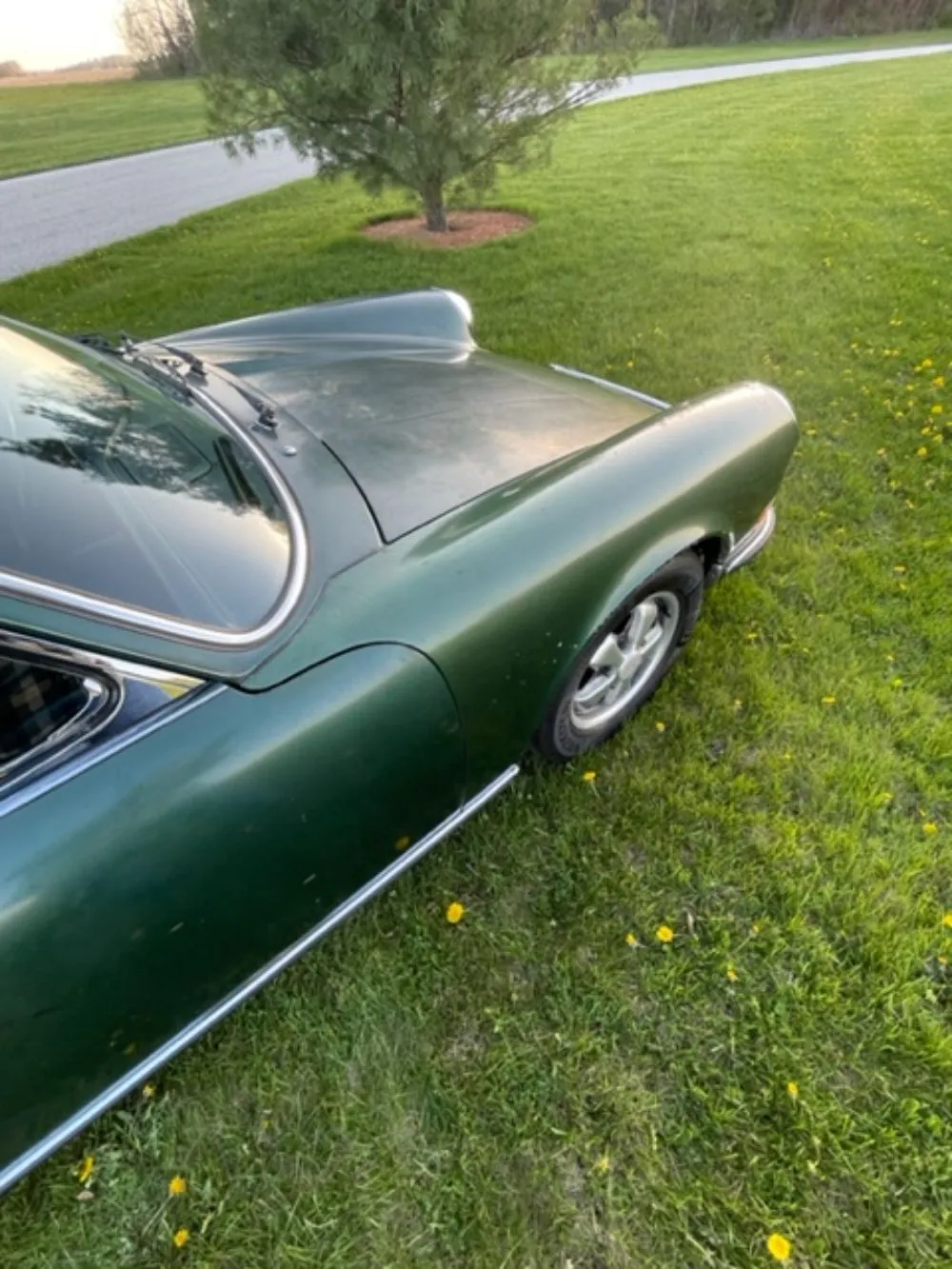 1969 Porsche 911E Targa in Metallic Dark Green