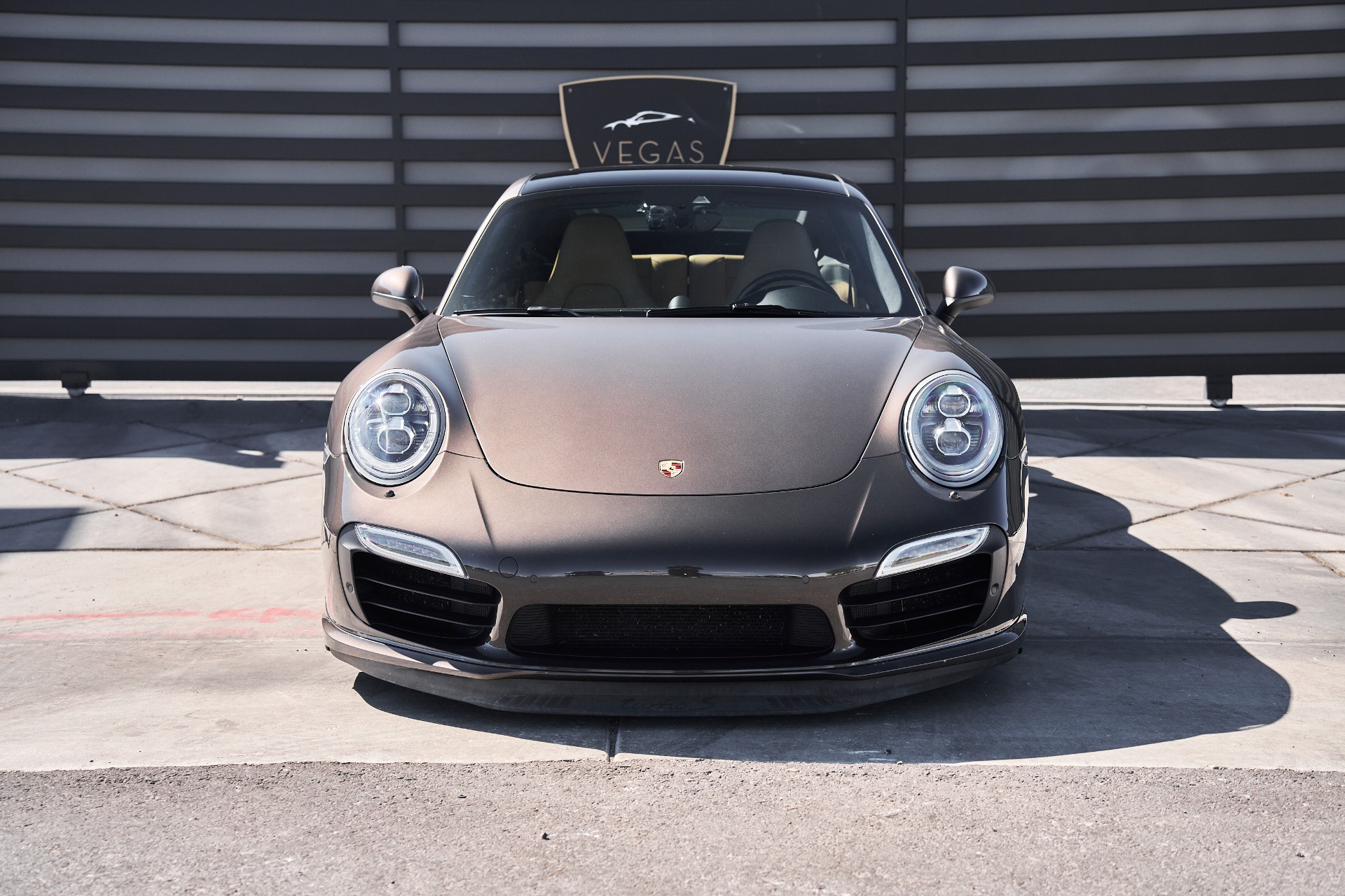 2015 Porsche 911 Turbo S in Anthracite Brown Metallic