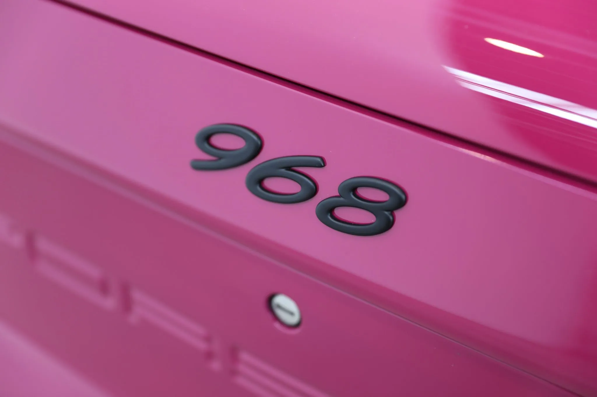1992 Porsche 968 Cabriolet in Rubystone Red