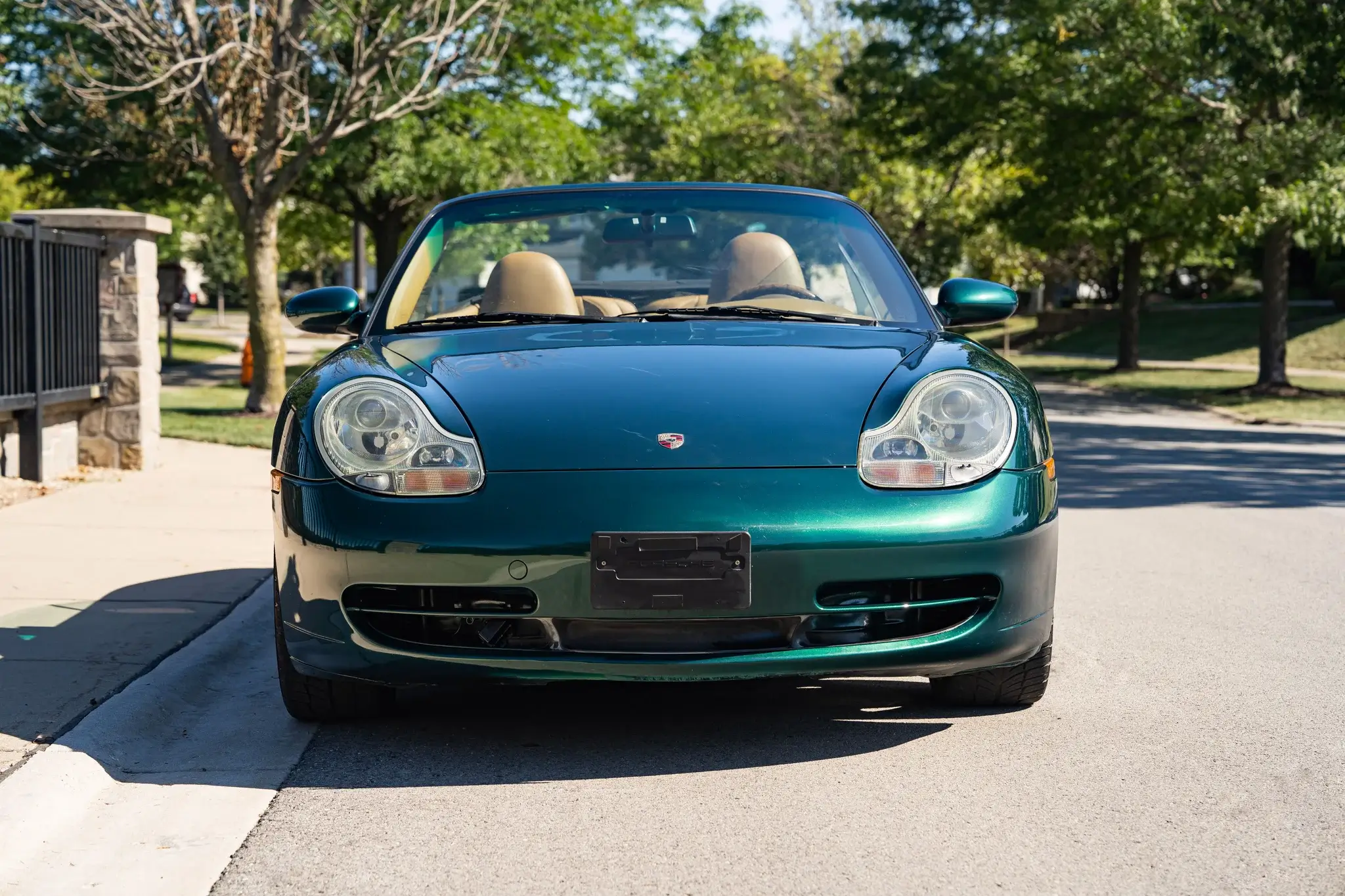 2001 Porsche 911 Carrera 4 Cabriolet in Rainforest Green Metallic