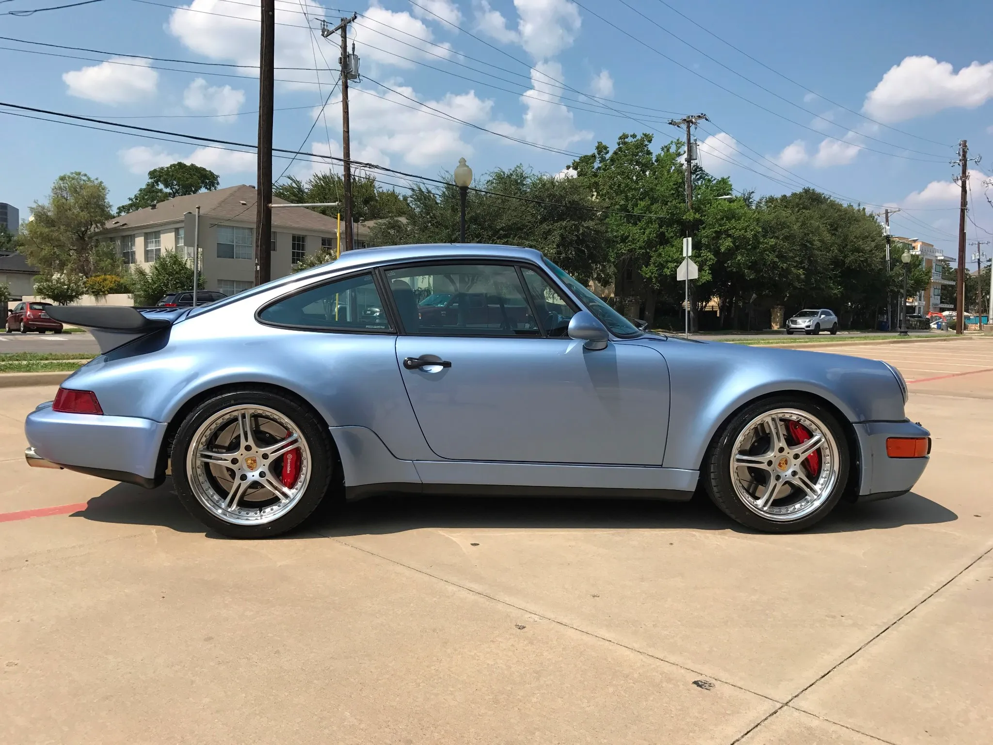 1991 Porsche 911 Turbo in Horizon Blue Metallic