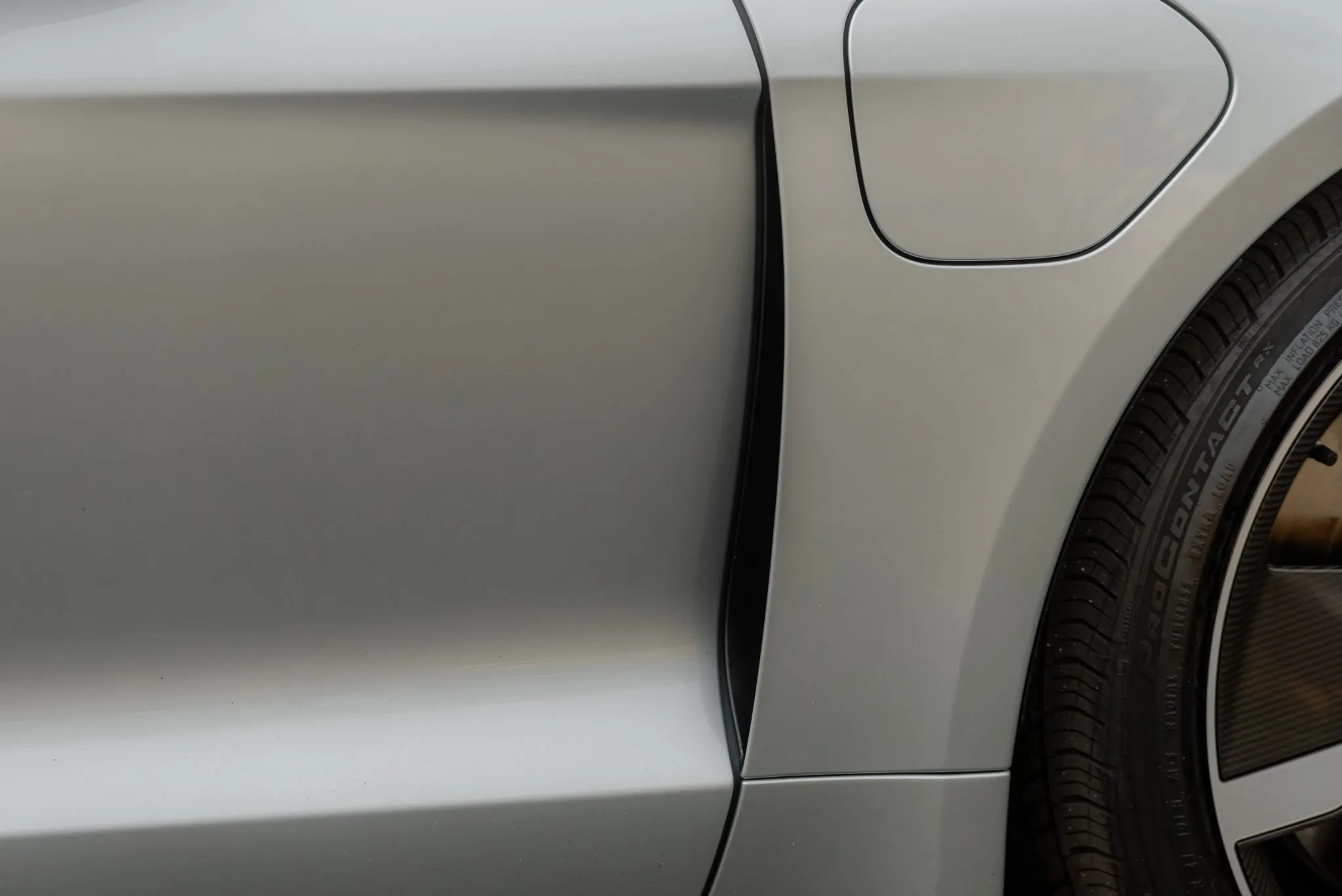 2020 Porsche Taycan Turbo in Dolomite Silver Metallic