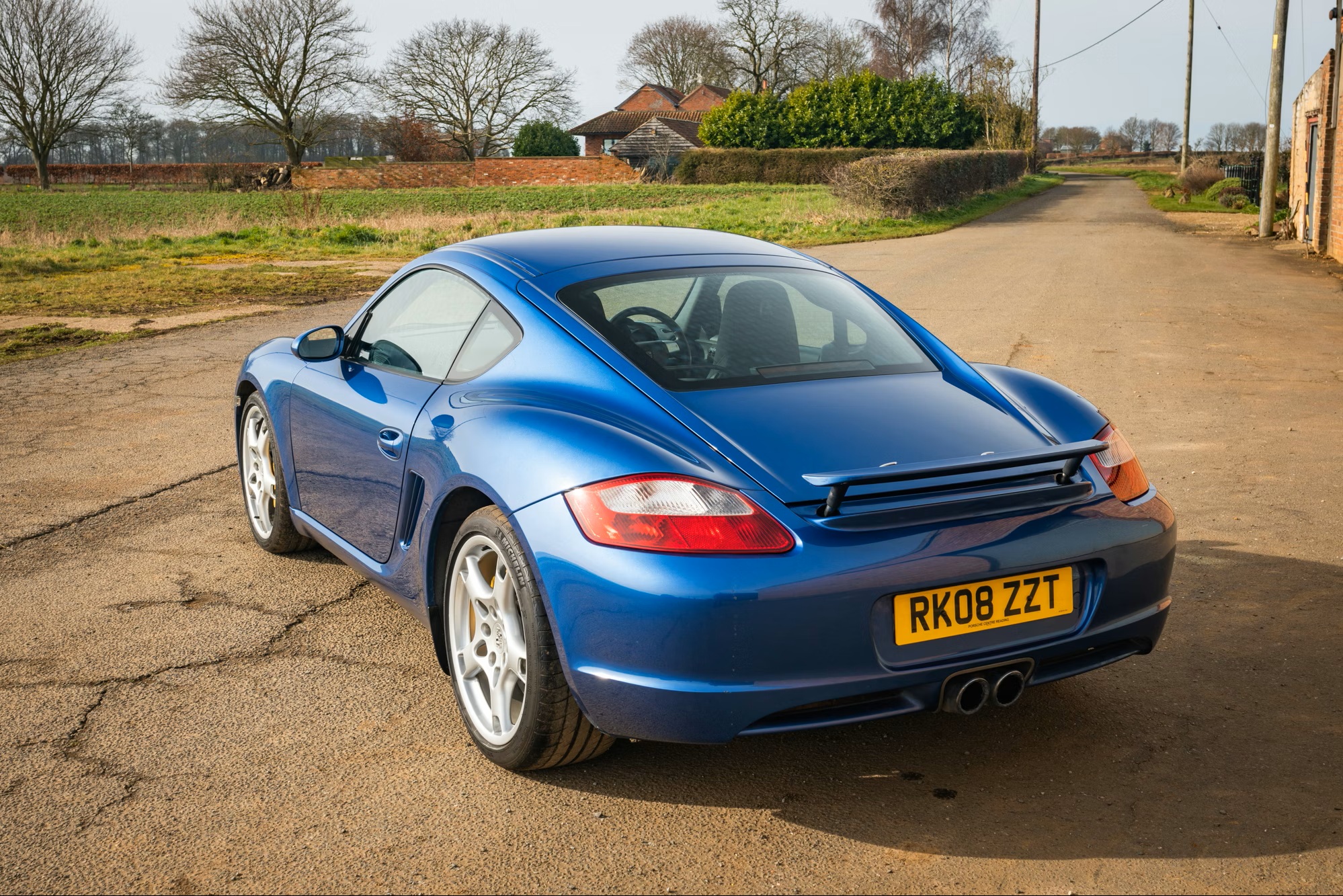 2008 Porsche Cayman S in Cobalt Blue Metallic