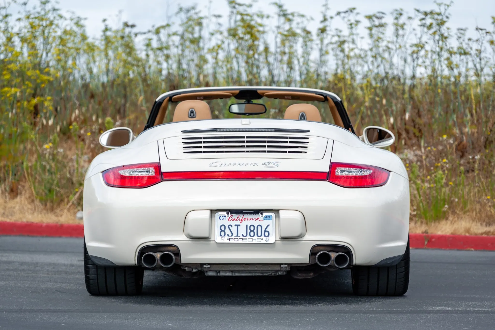 2009 Porsche 911 Carrera 4S Cabriolet in Cream White