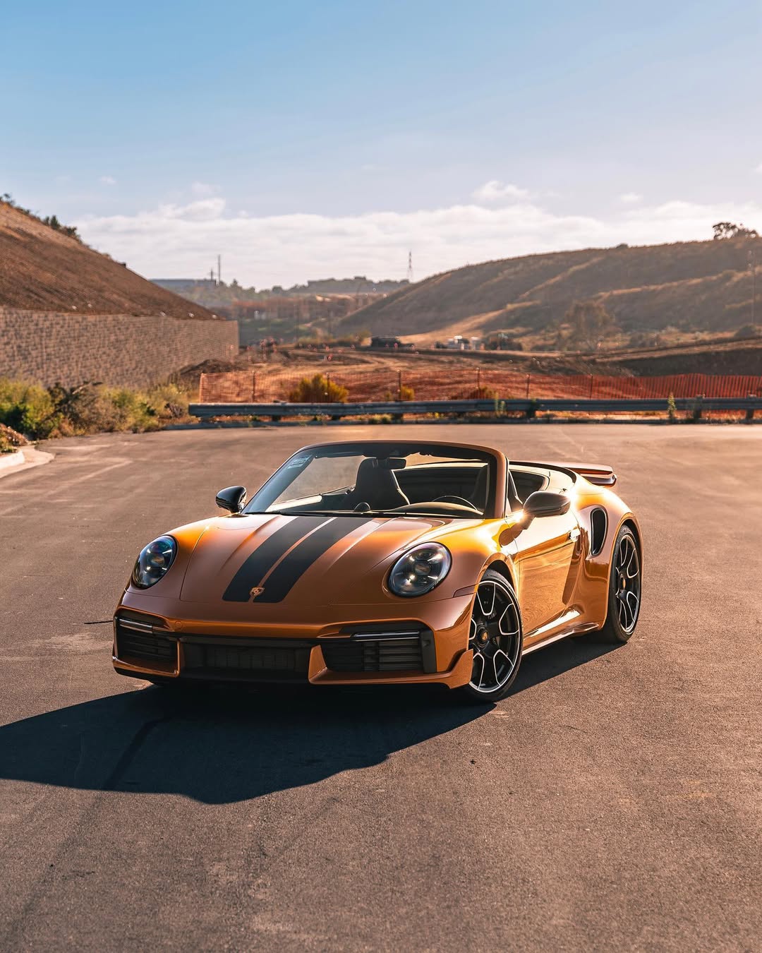 2023 Porsche 911 Turbo S Cabriolet in Nordic Gold Metallic