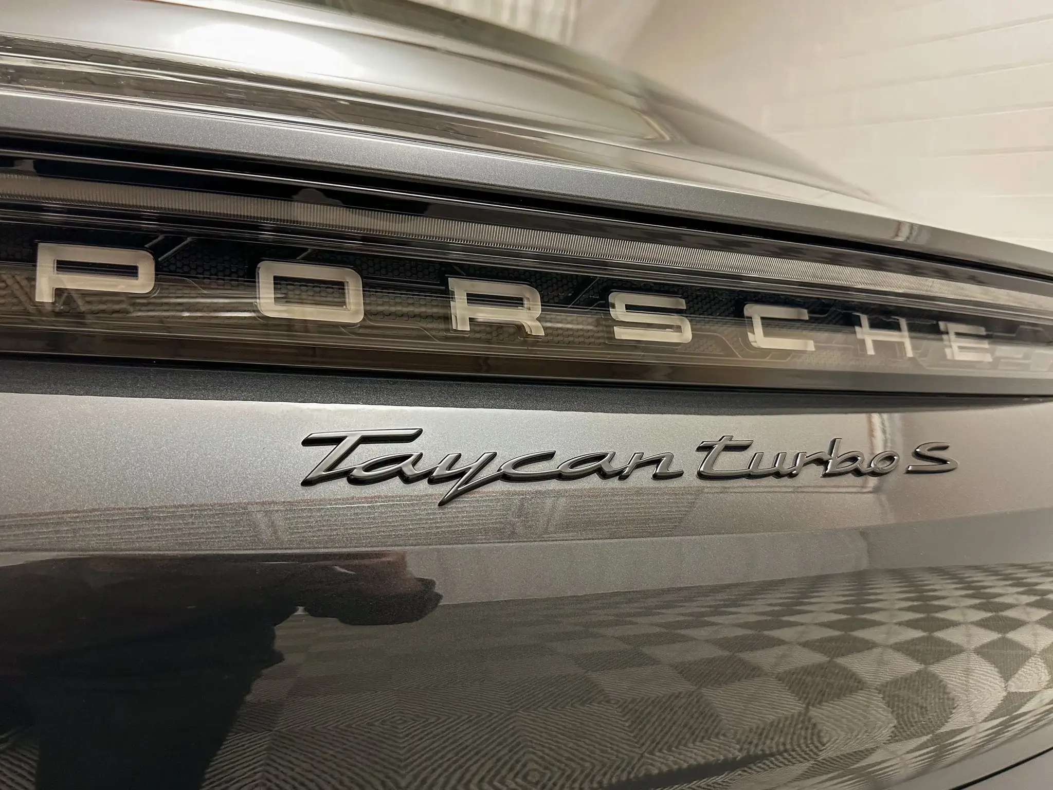 2021 Porsche Taycan Turbo S in Volcano Grey Metallic