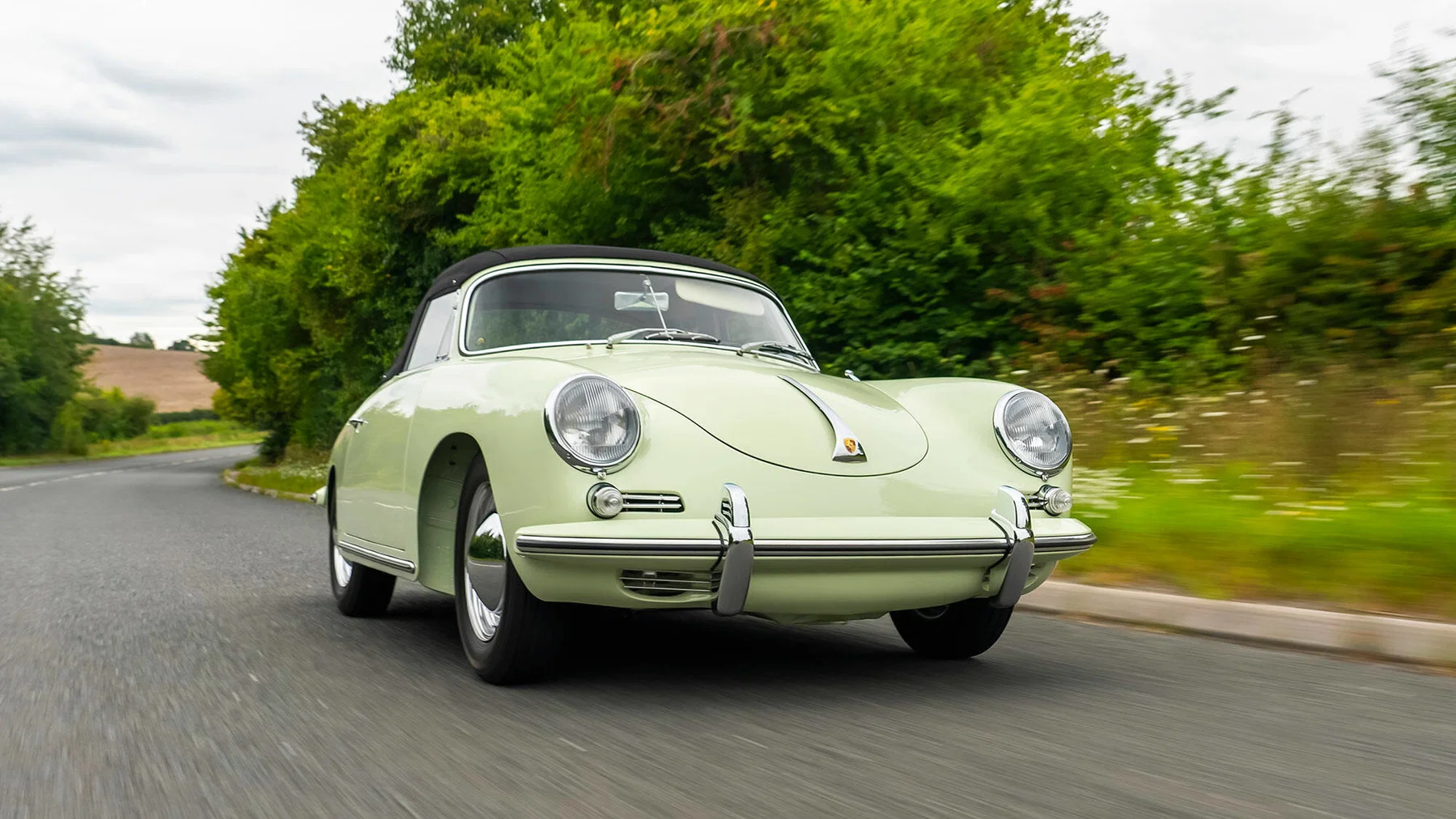 1957 Porsche 356 B 1600 in Glacier White