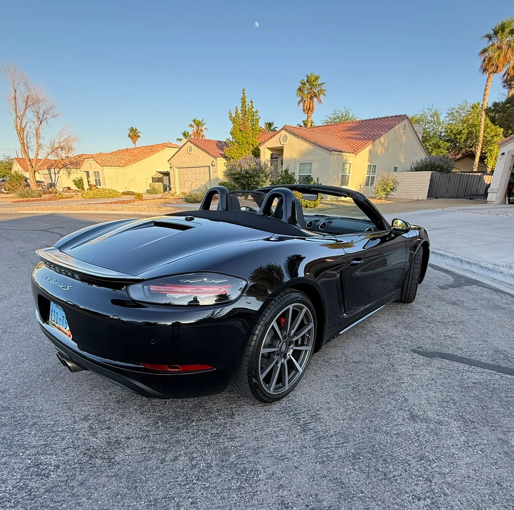 2017 Porsche 718 Boxster S in Jet Black Metallic