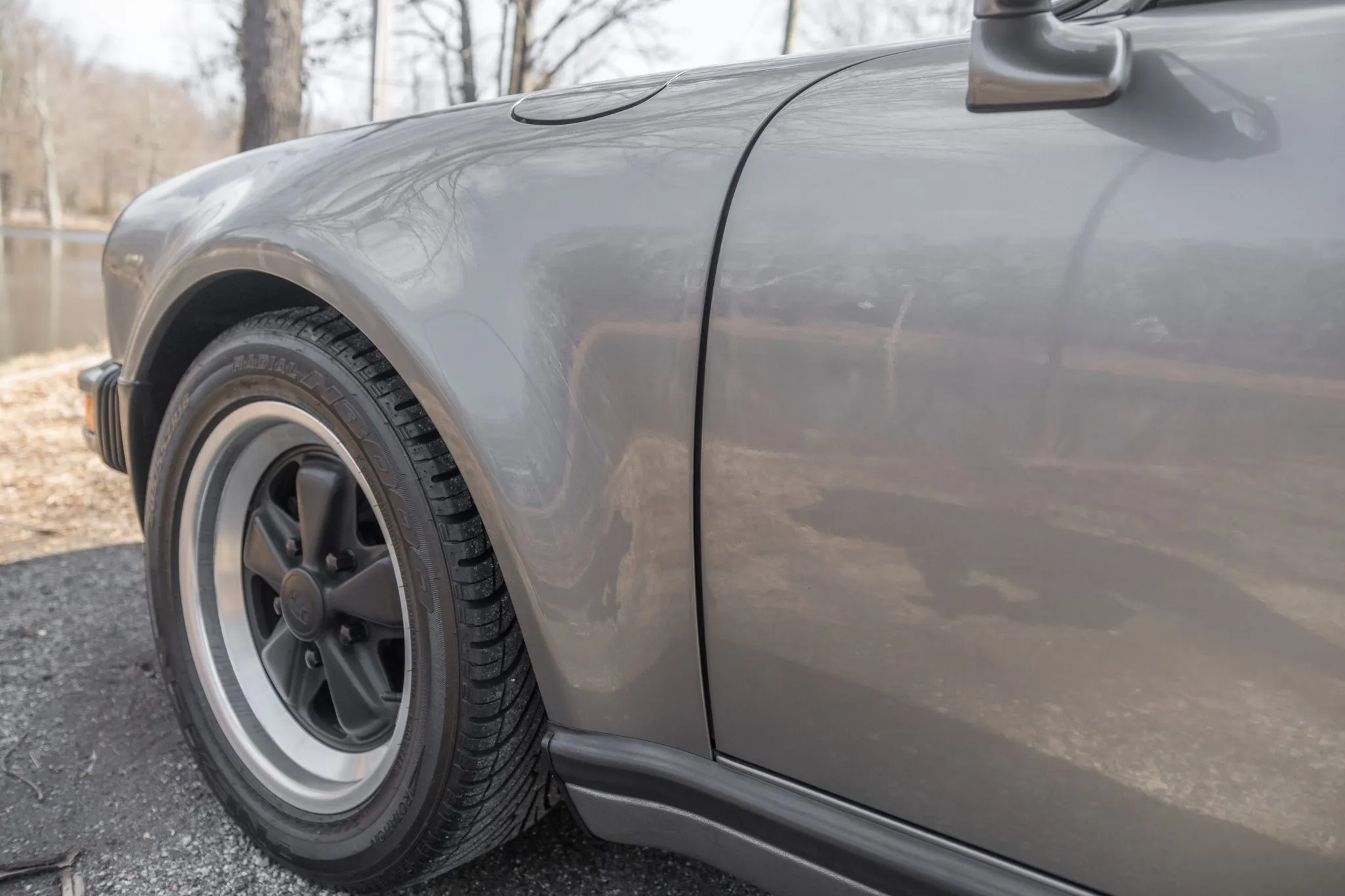 1989 Porsche 911 Turbo Cabriolet in Stone Grey Metallic