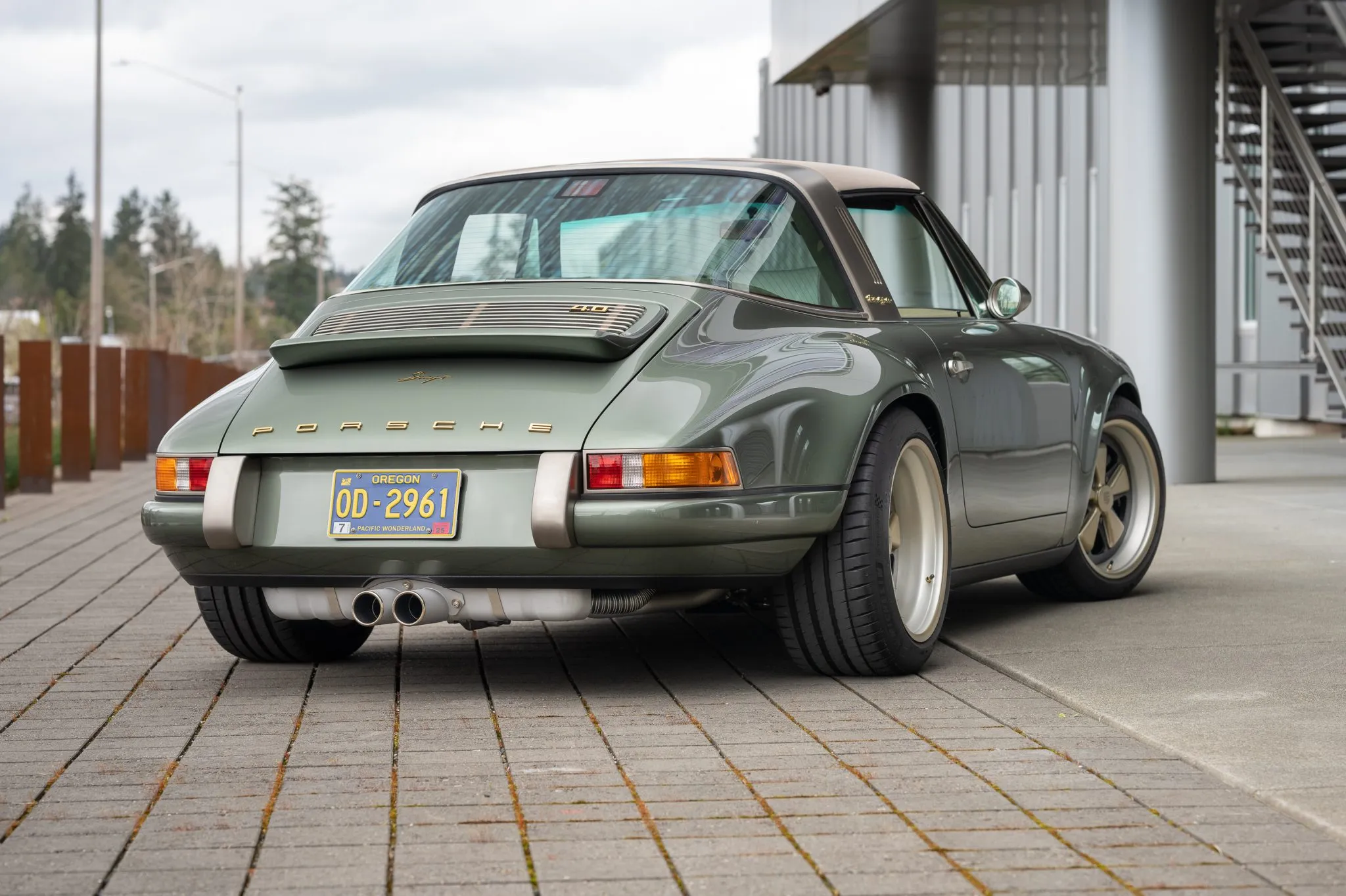 1991 Porsche 911 Carrera 2 Targa by Singer in Onyx Metallic