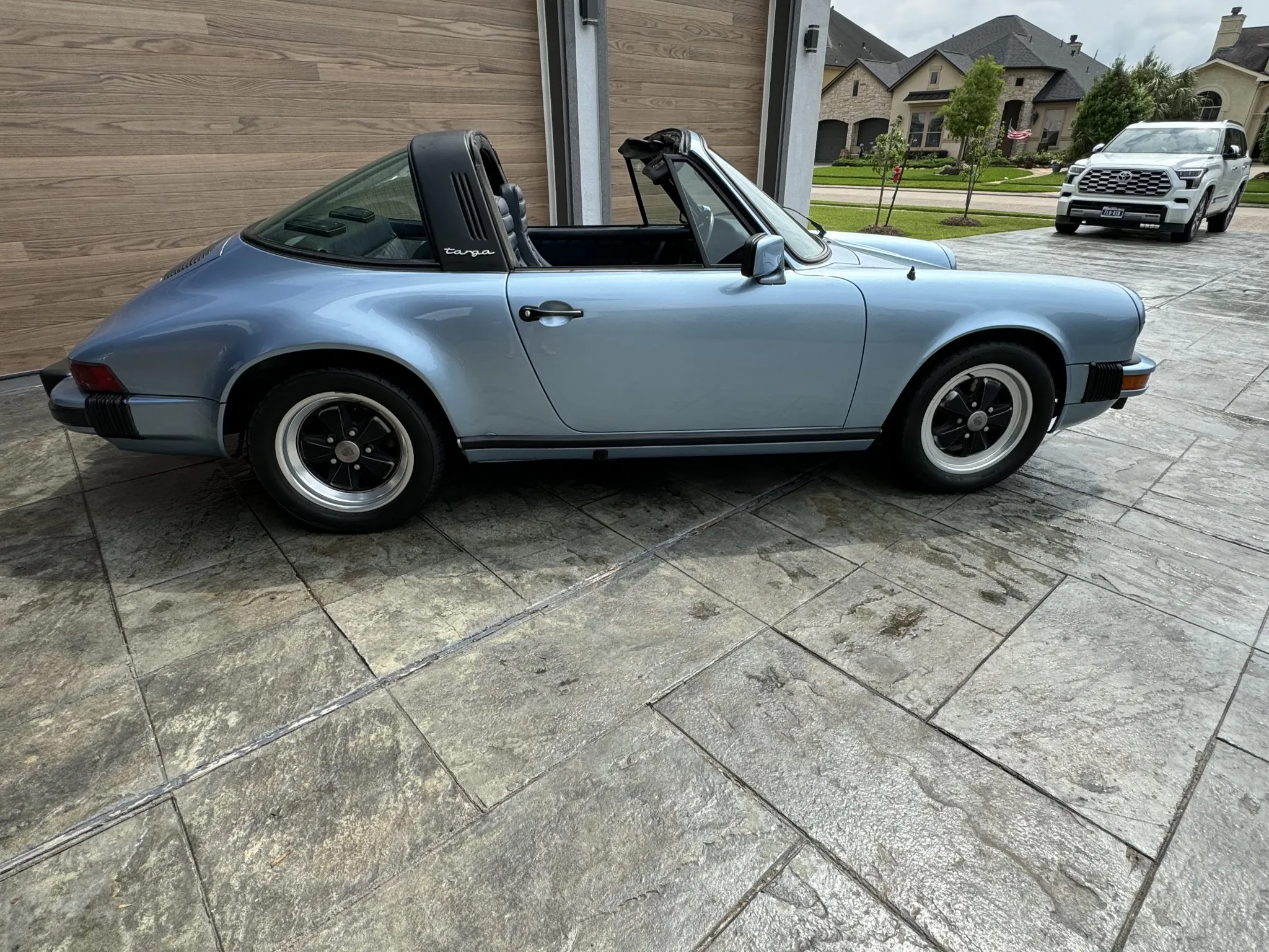 1980 Porsche 911SC Targa in Light Blue Metallic