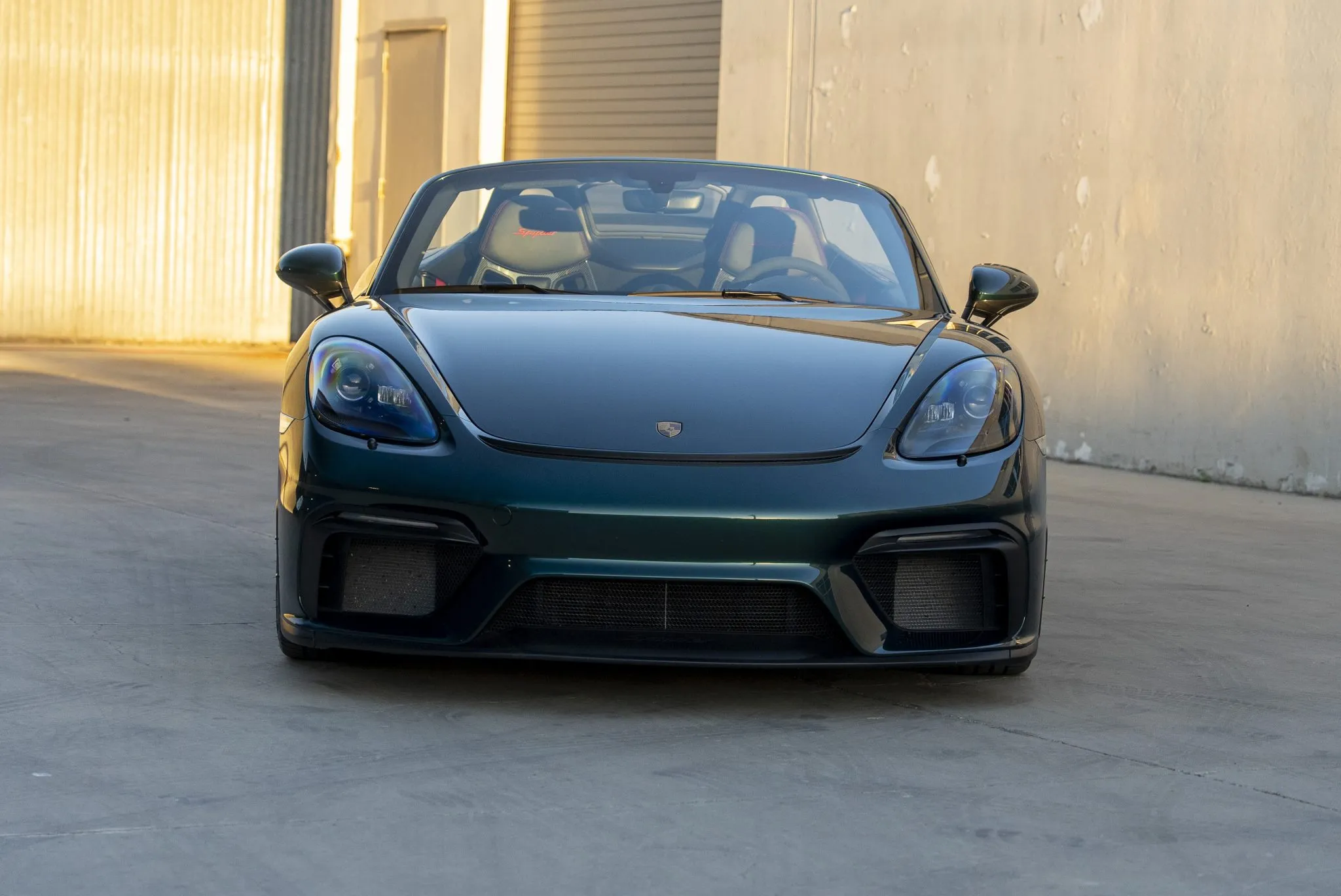 2023 Porsche 718 Spyder in Jet Green Metallic