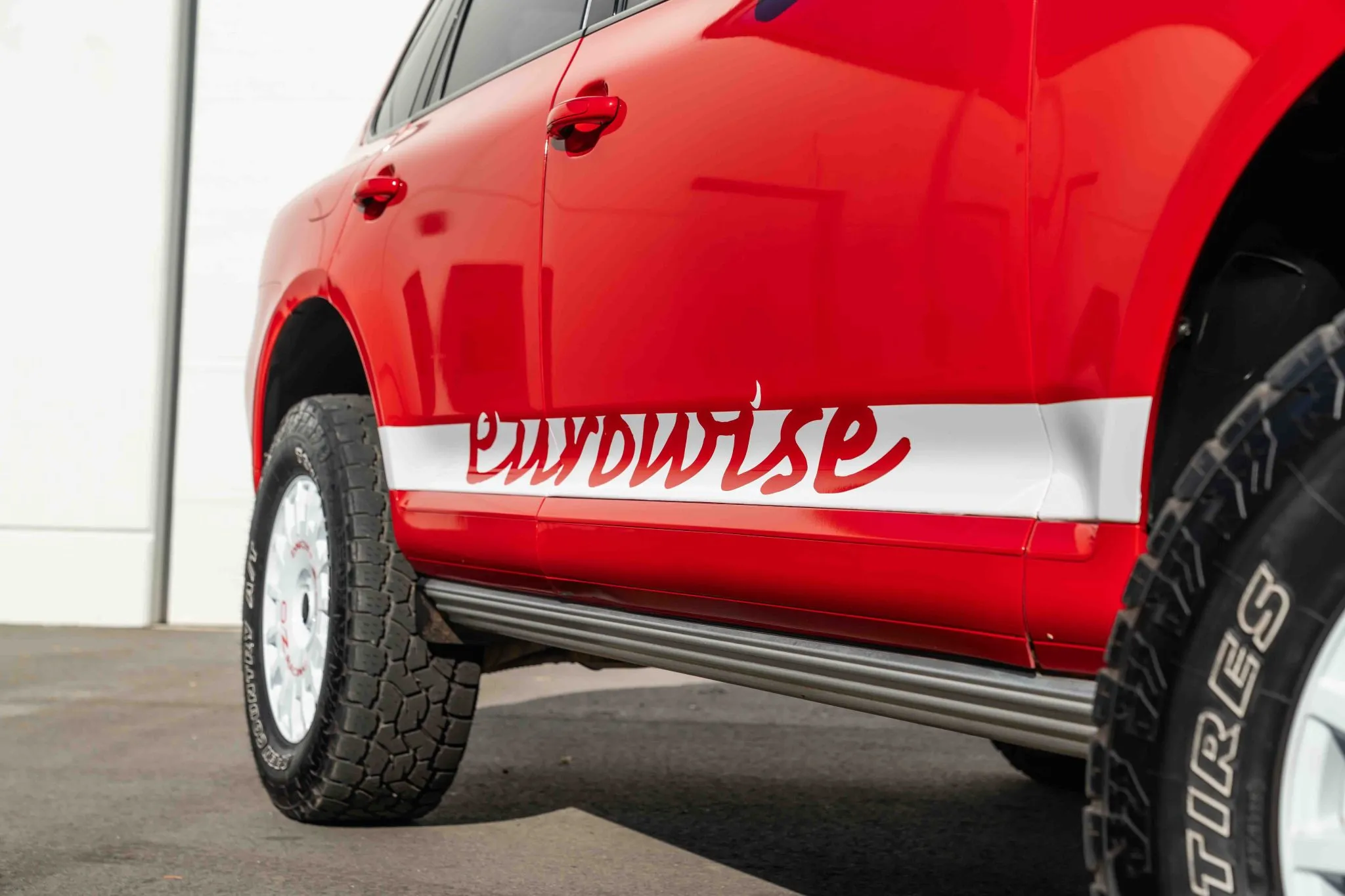 2005 Porsche Cayenne Turbo in Guards Red