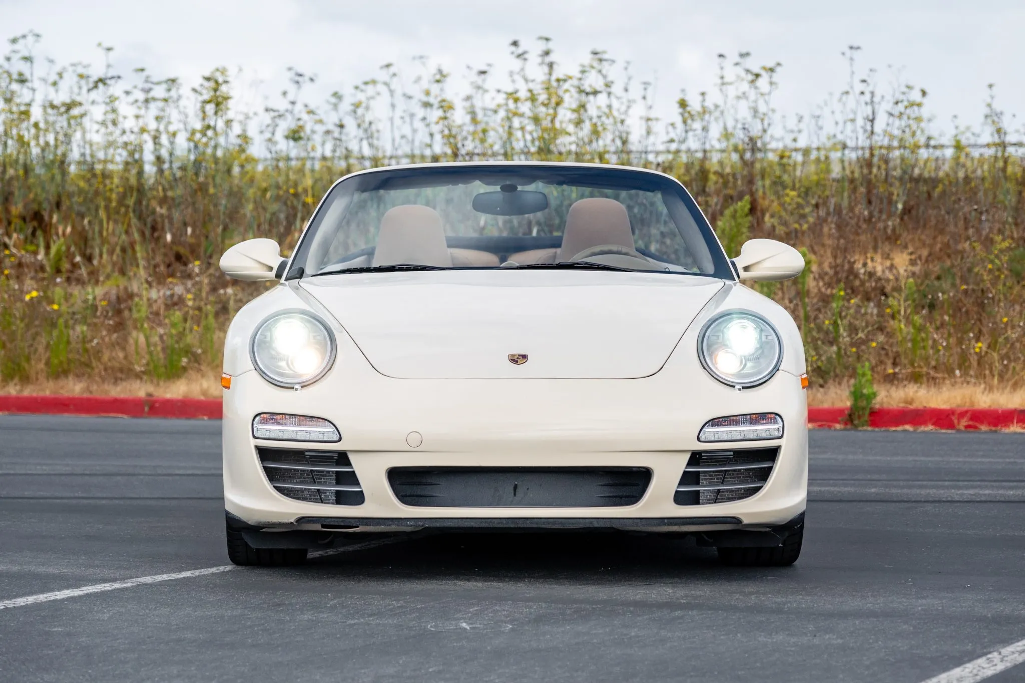 2009 Porsche 911 Carrera 4S Cabriolet in Cream White