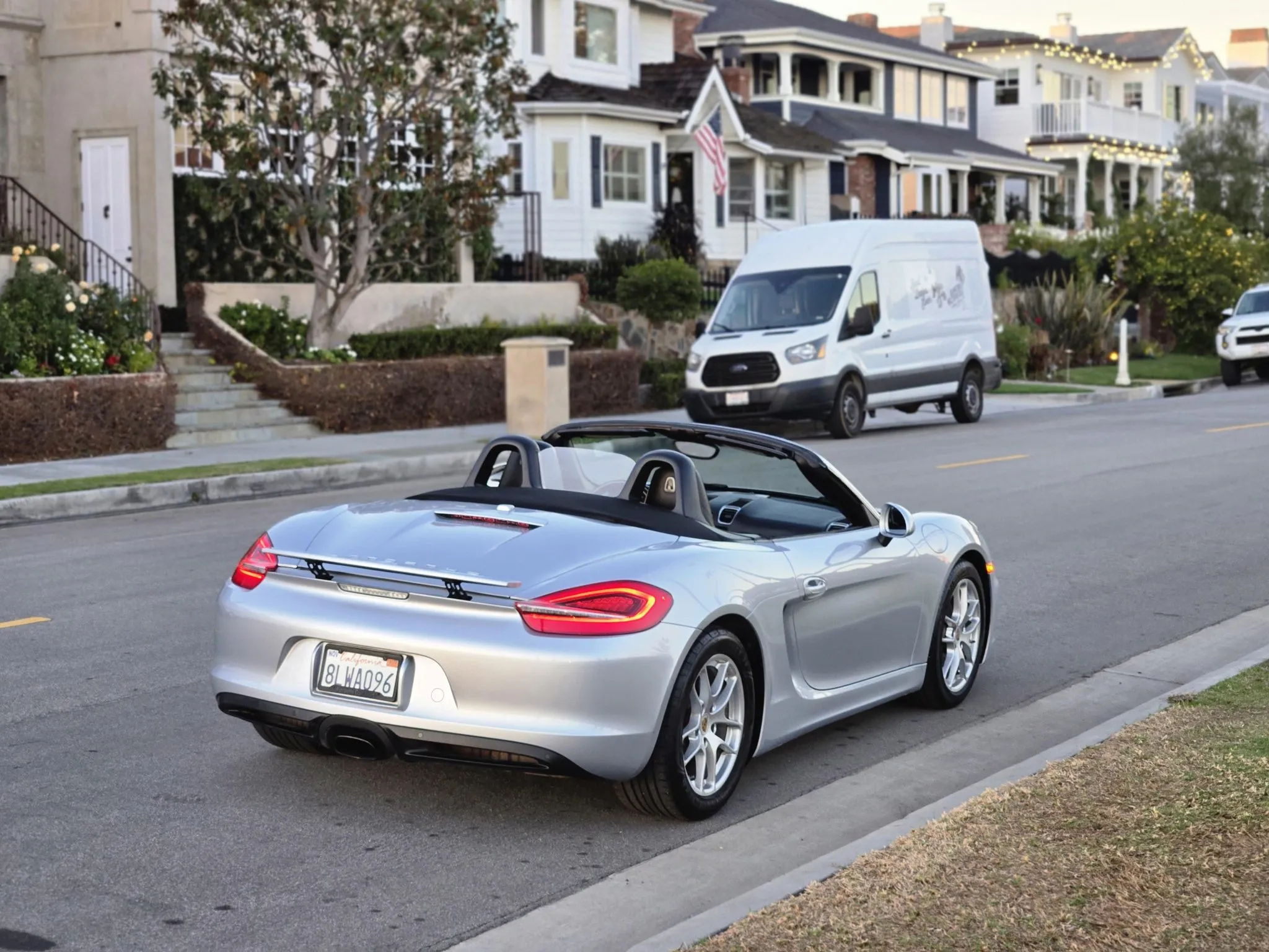 2014 Porsche Boxster in Rhodium Silver Metallic
