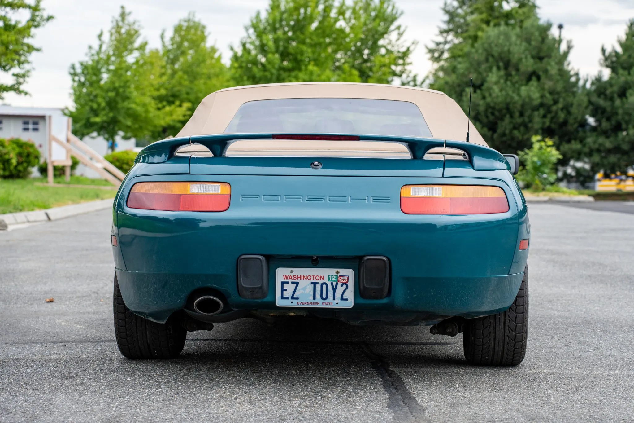 1989 Porsche 928 S4 Cabriolet Conversion in Murano Green