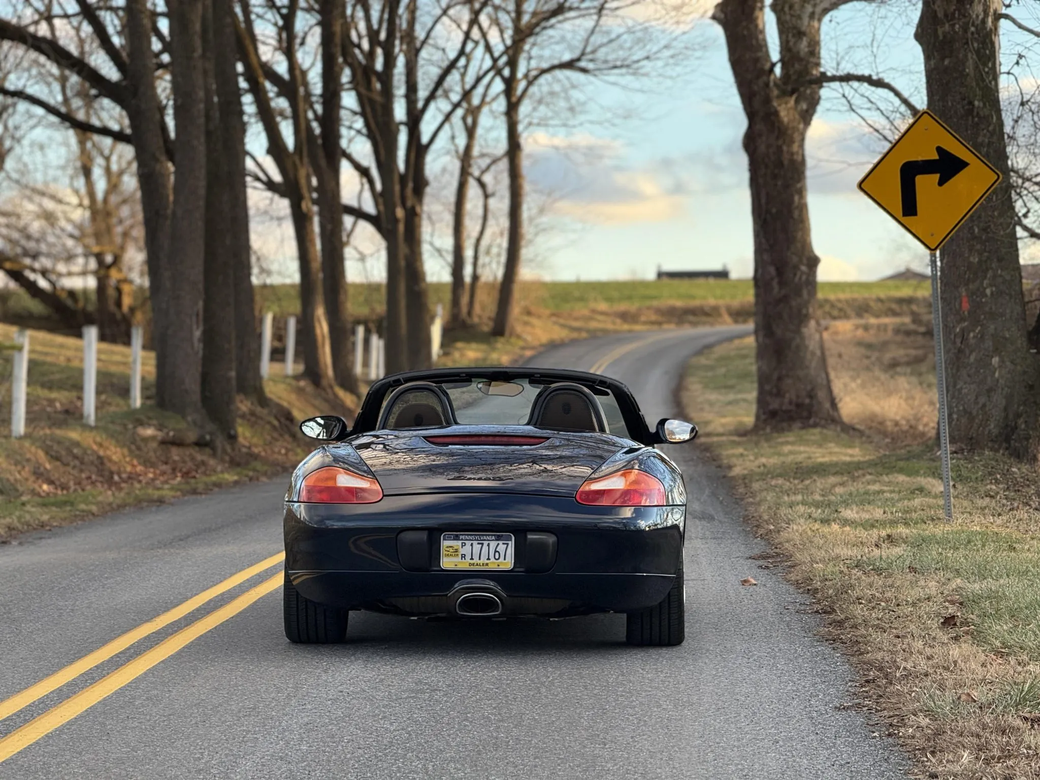 2000 Porsche Boxster in Ocean Blue Metallic