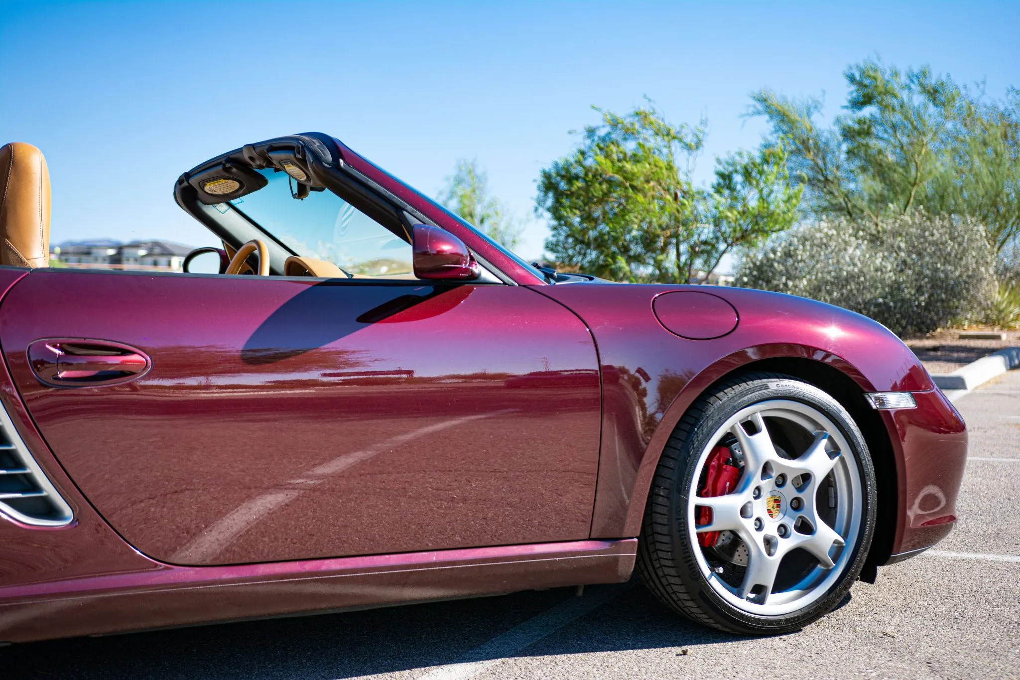 2006 Porsche Boxster S in Carmon Red Metallic