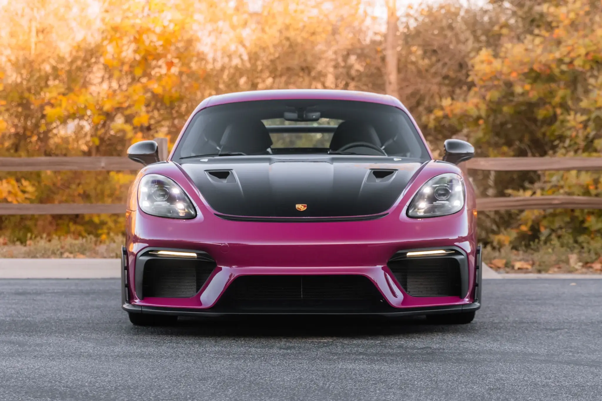 2023 Porsche 718 Cayman GT4 RS Weissach Package in Ruby Star Neo