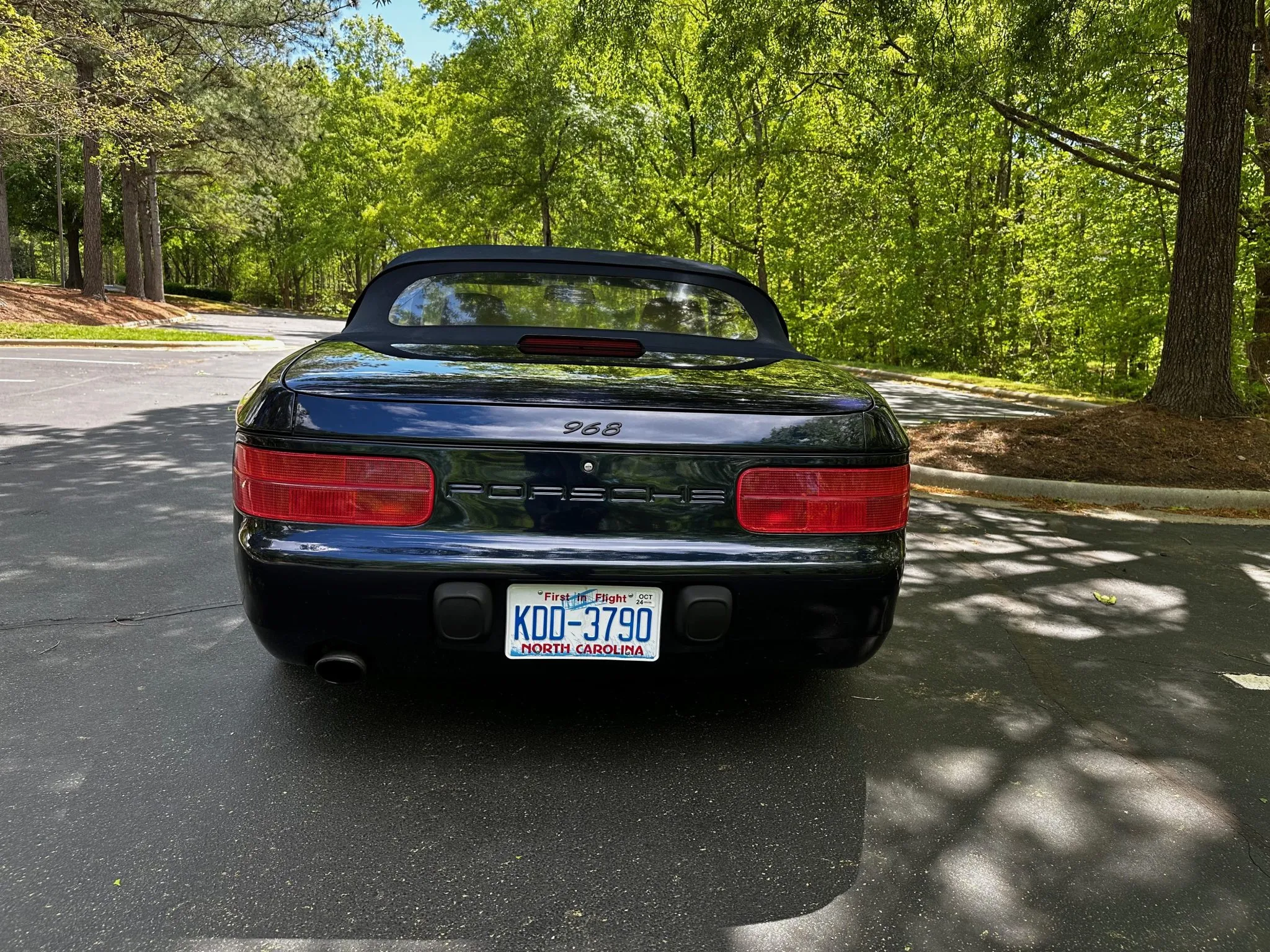 1993 Porsche 968 Cabriolet in Night Blue Metallic