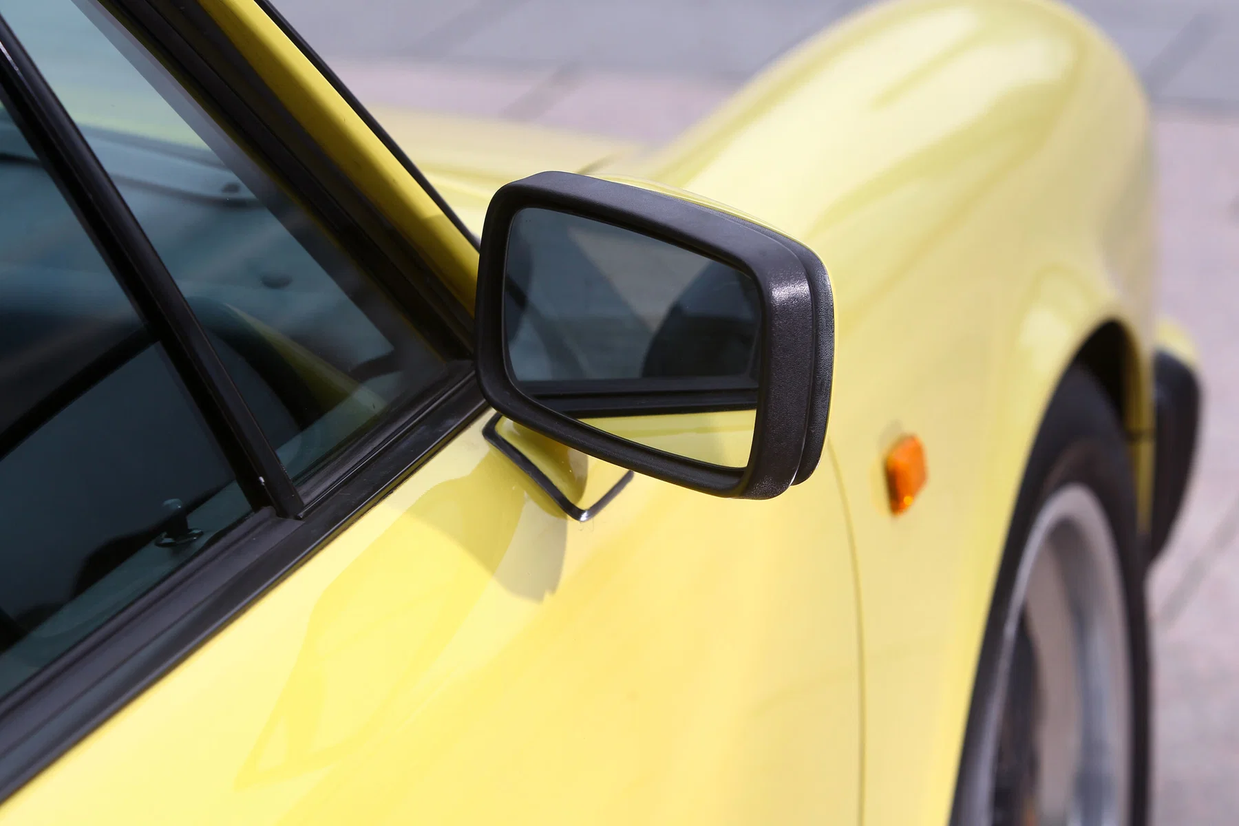 1987 Porsche 911 Carrera 3.2 Cabriolet in Lime Yellow