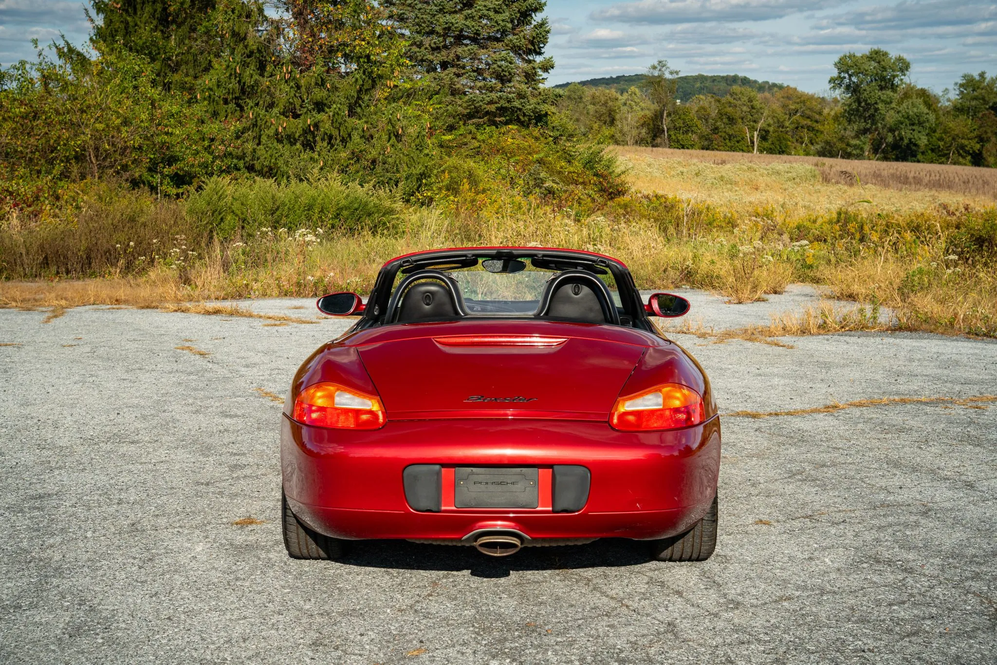 2001 Porsche Boxster in Orient Red Metallic