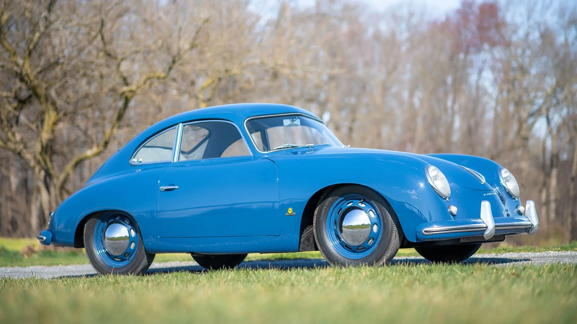 1953 Porsche 356 "Pre-A" 1500 Coupe in Azure Blue