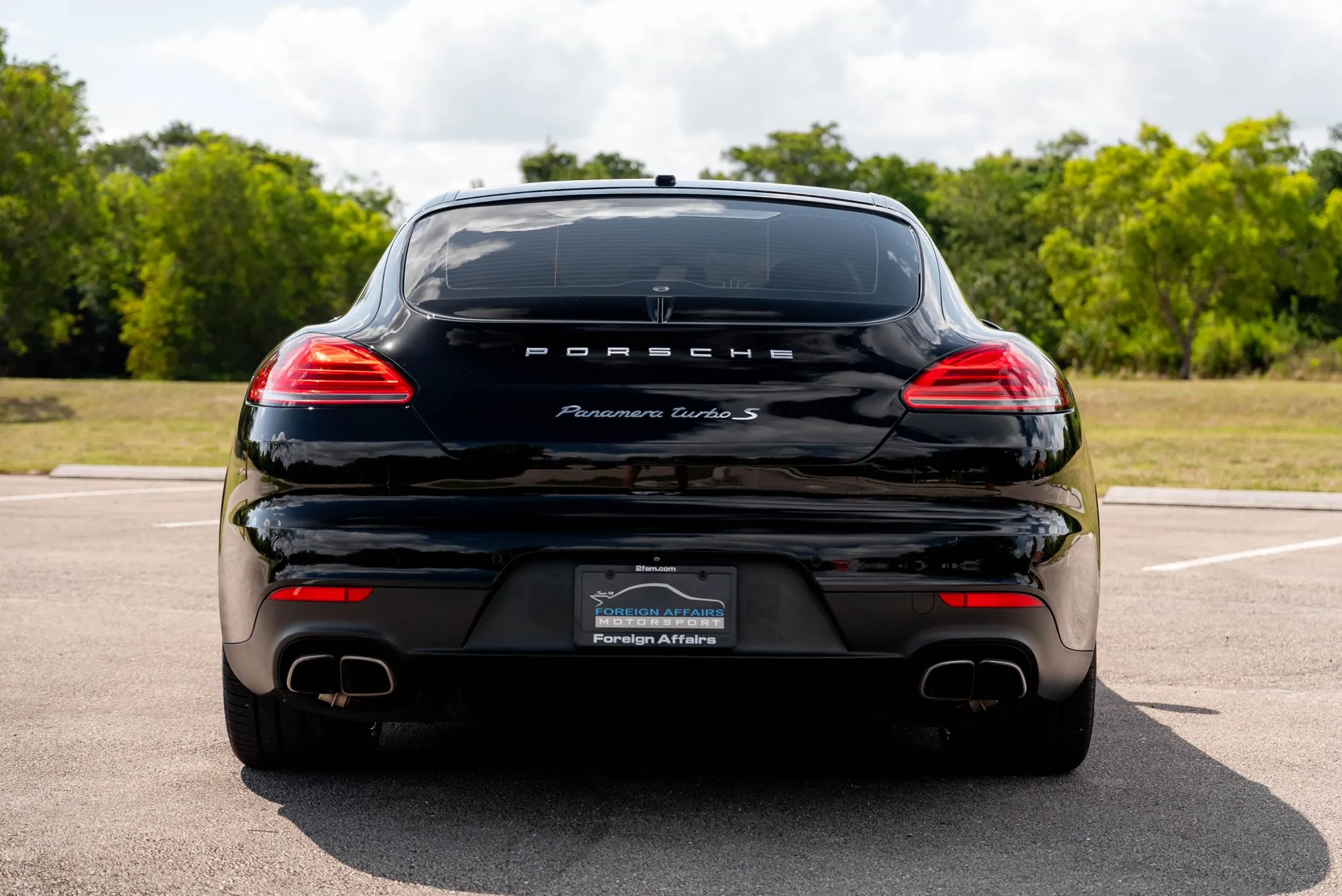 2015 Porsche Panamera Turbo S in Black