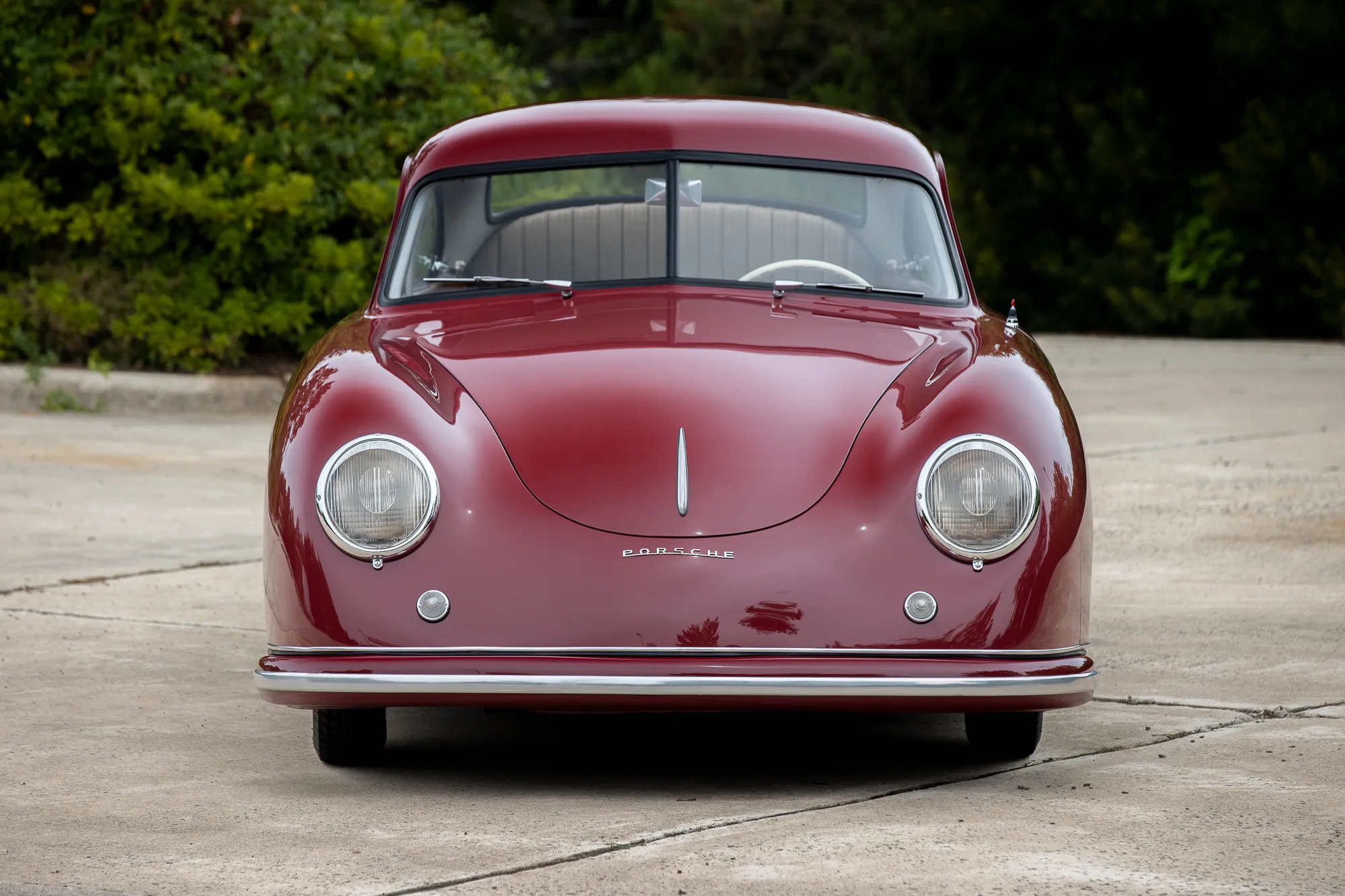 1951 Porsche 356 Pre-A Split-Window Coupe in Maroon