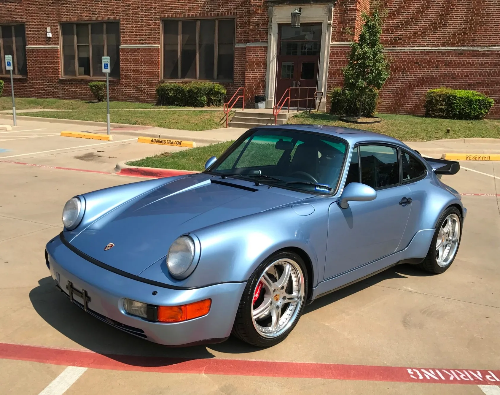 1991 Porsche 911 Turbo in Horizon Blue Metallic