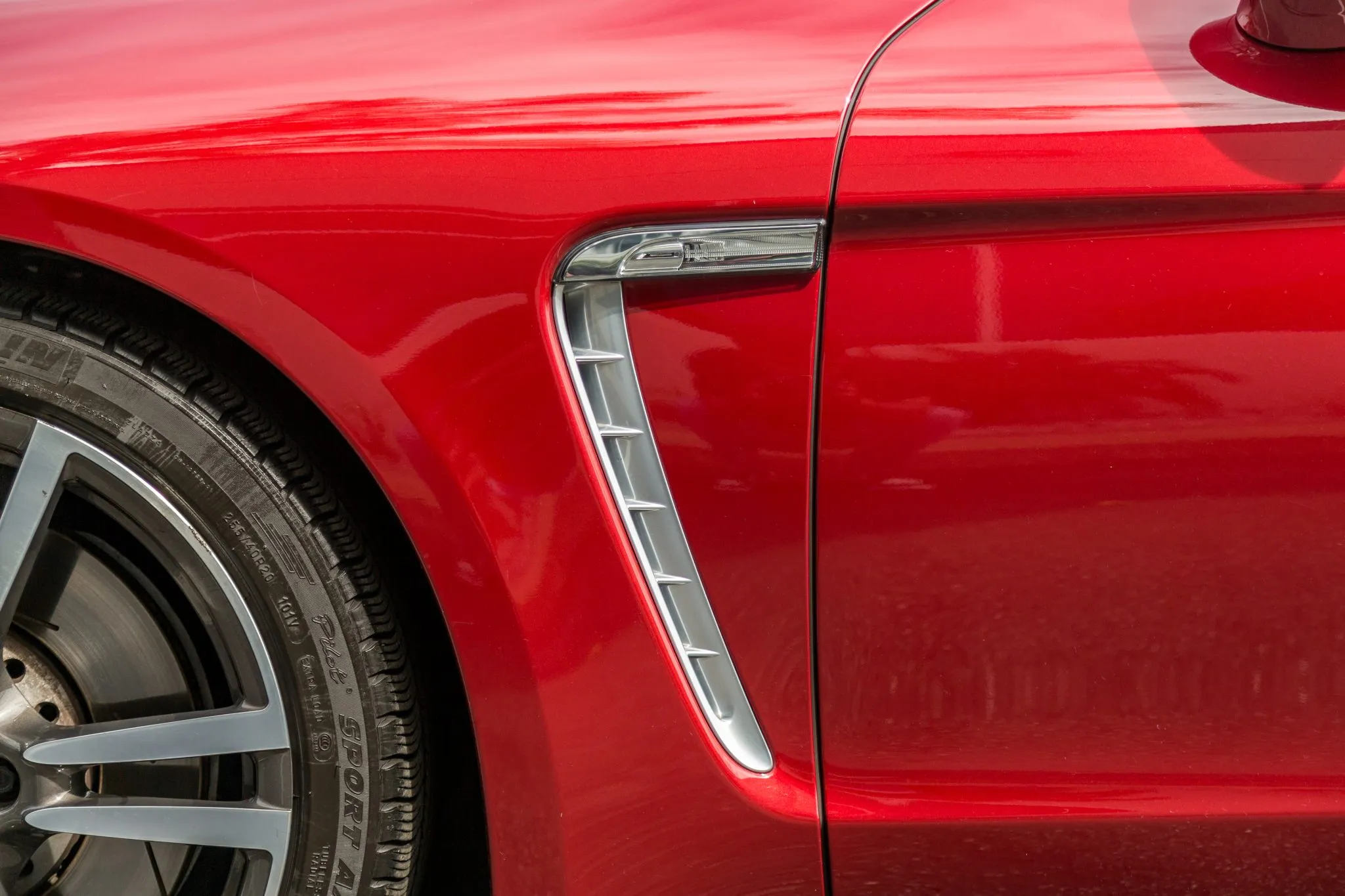 2011 Porsche Panamera Turbo in Ruby Red Metallic