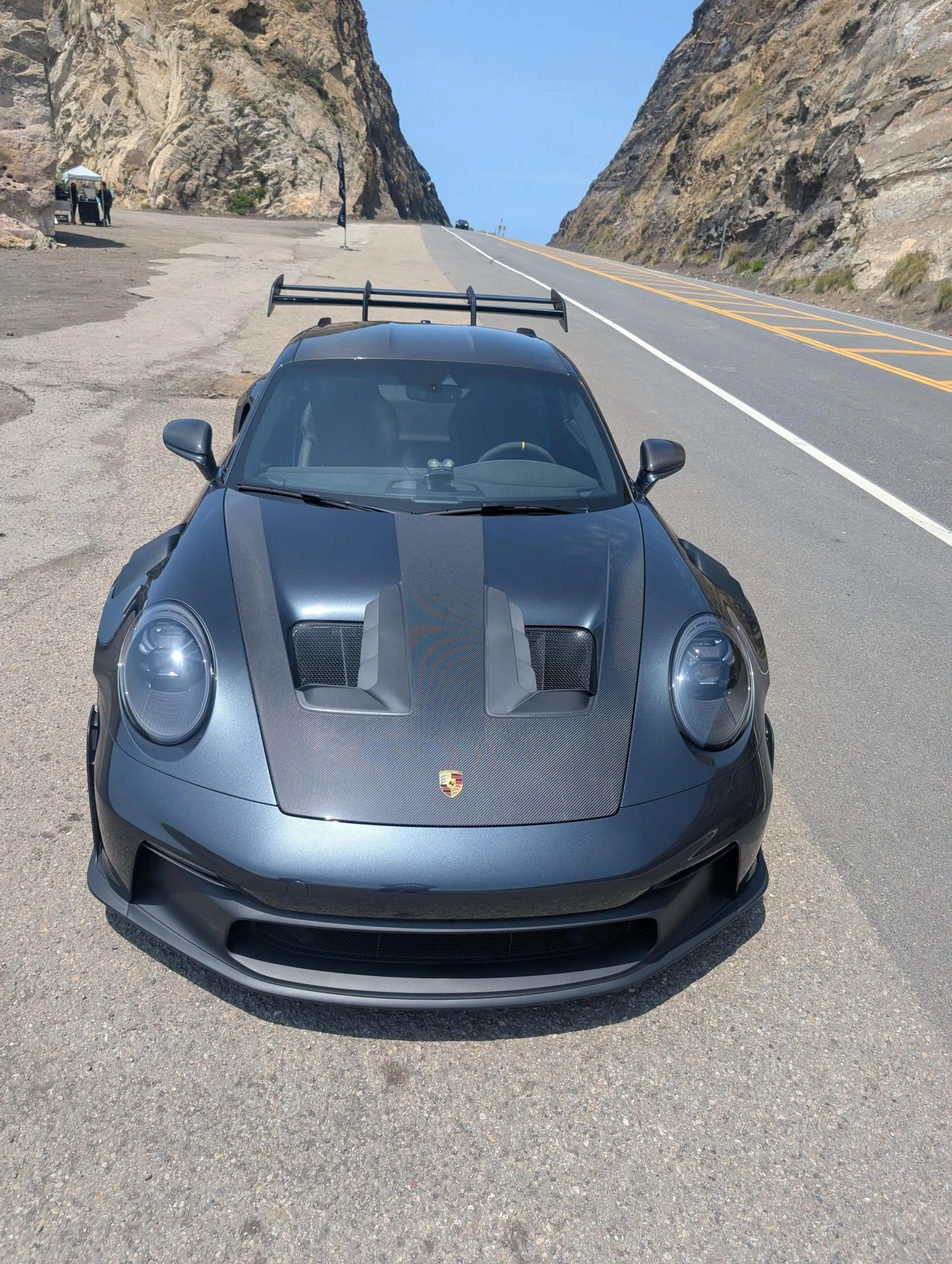 2024 Porsche 911 GT3 RS Weissach in Carbon Steel Grey Metallic