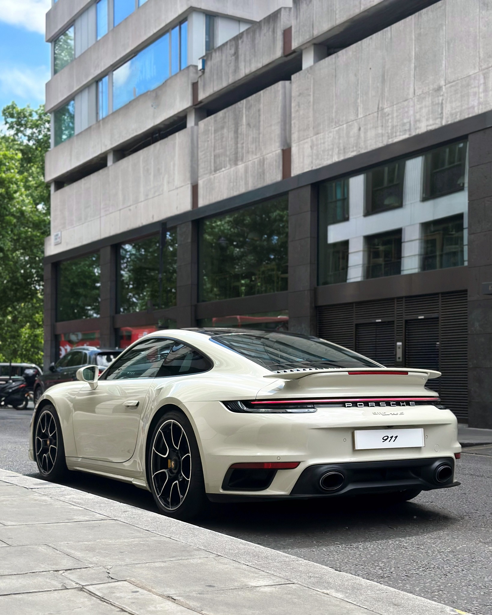 2025 Porsche 911 Turbo S in Geyser Grey Metallic