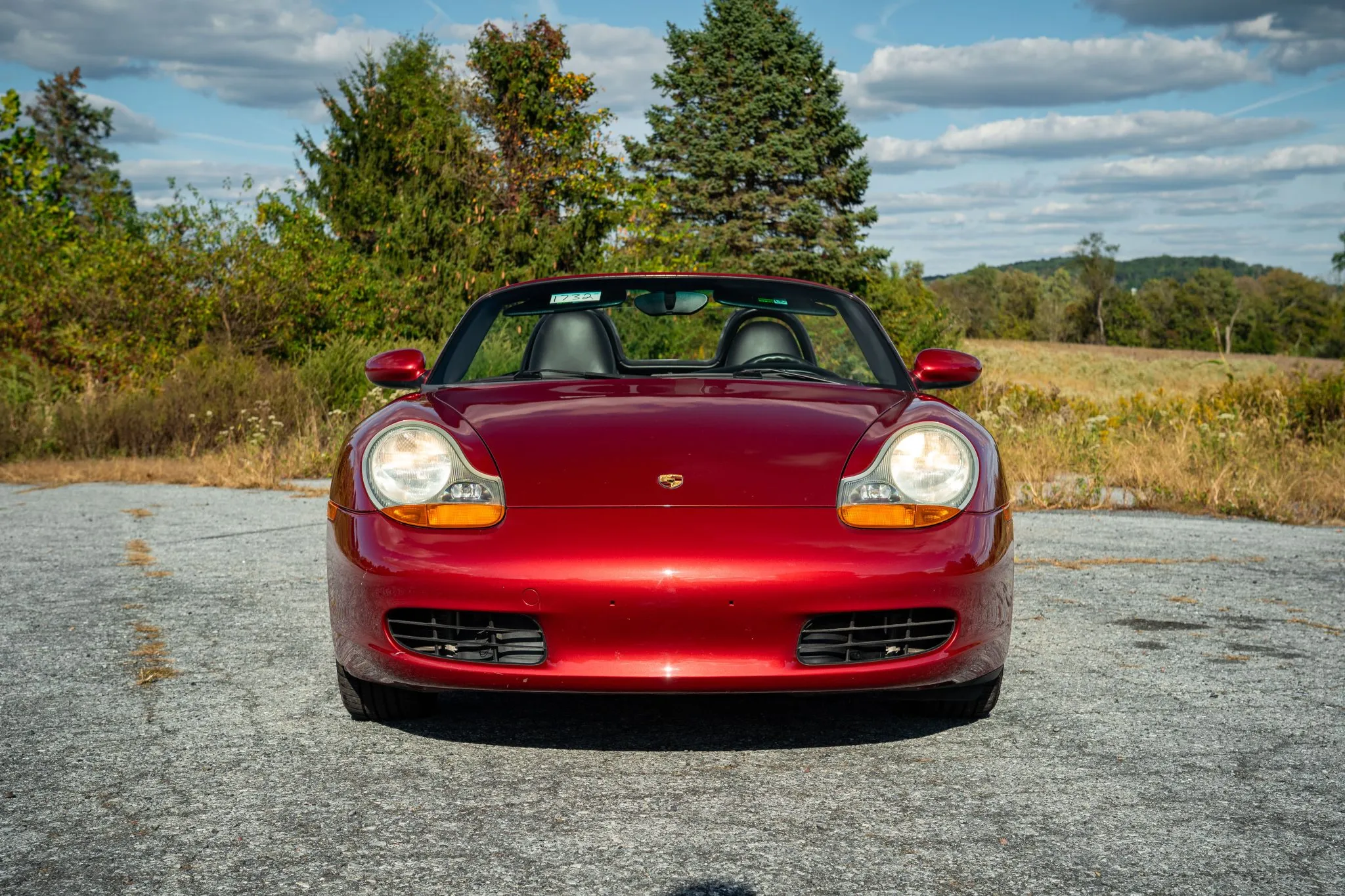 2001 Porsche Boxster in Orient Red Metallic