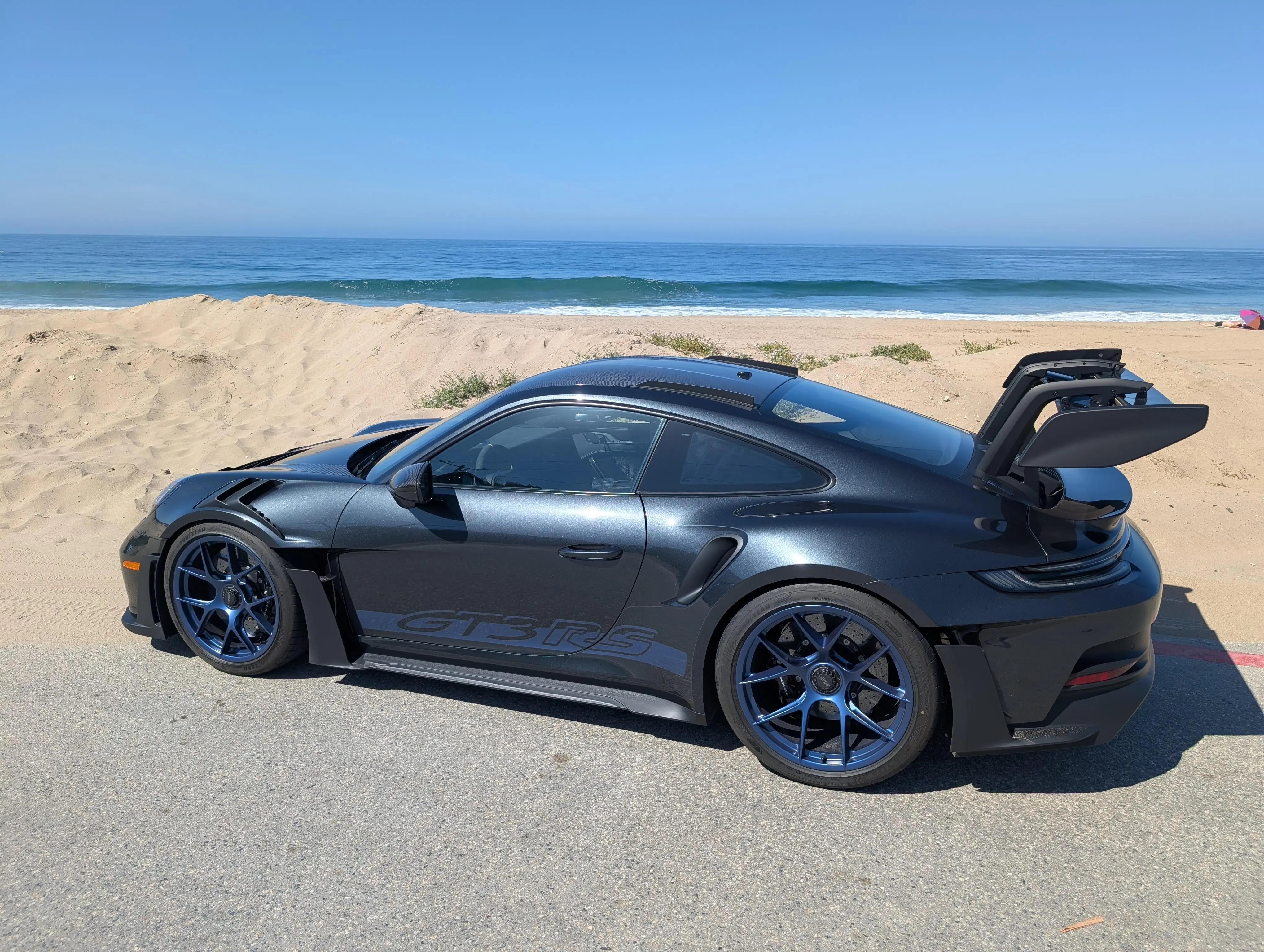 2024 Porsche 911 GT3 RS Weissach in Carbon Steel Grey Metallic