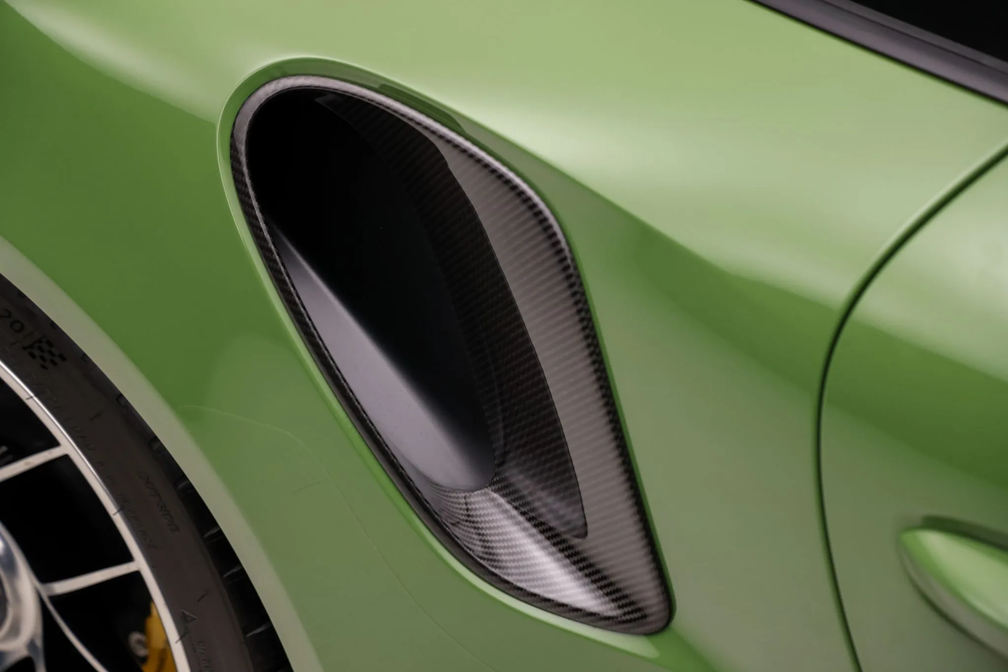 2019 Porsche 911 Turbo S Coupe in Olive Green