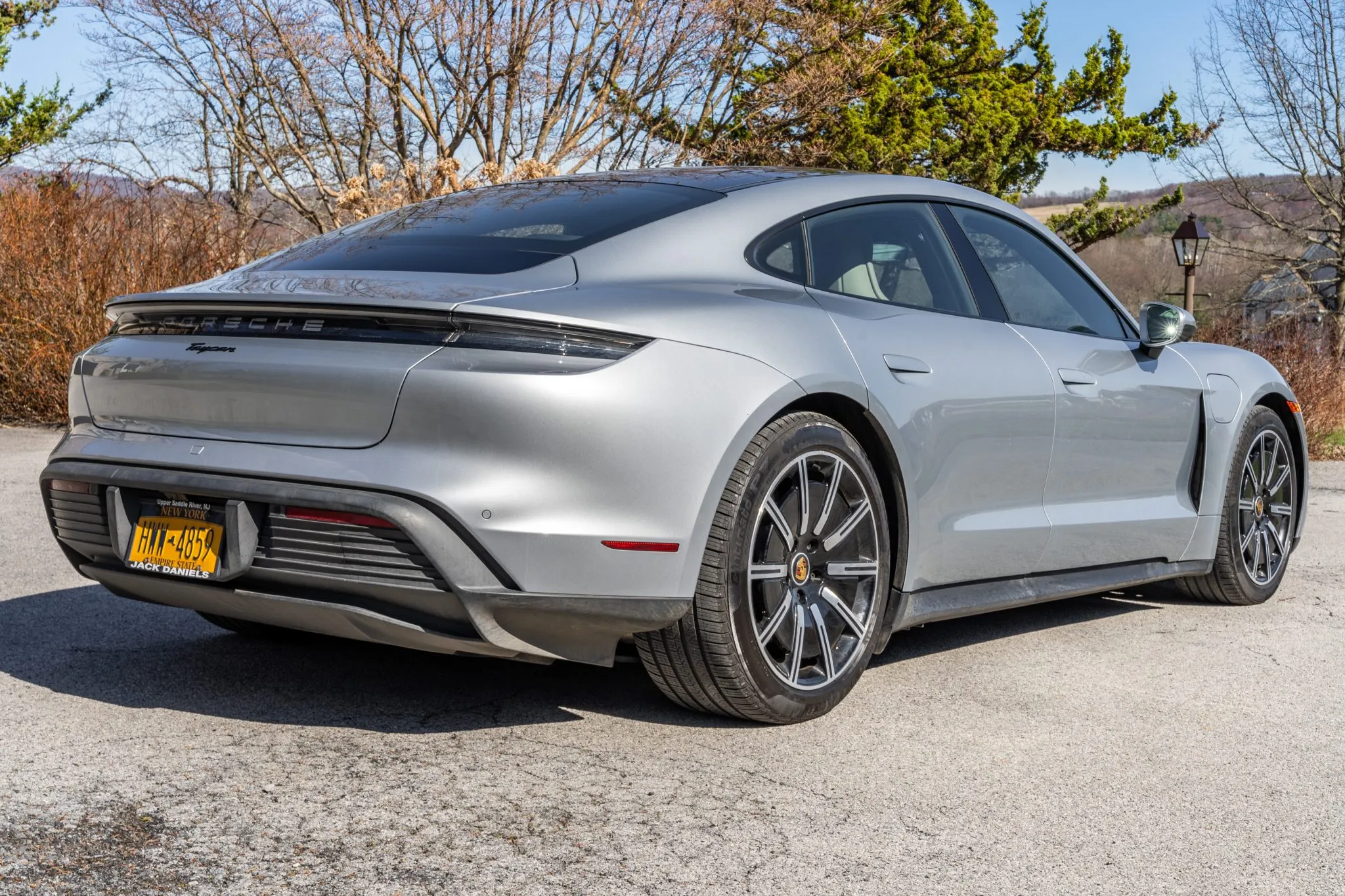 2023 Porsche Taycan in Dolomite Silver Metallic