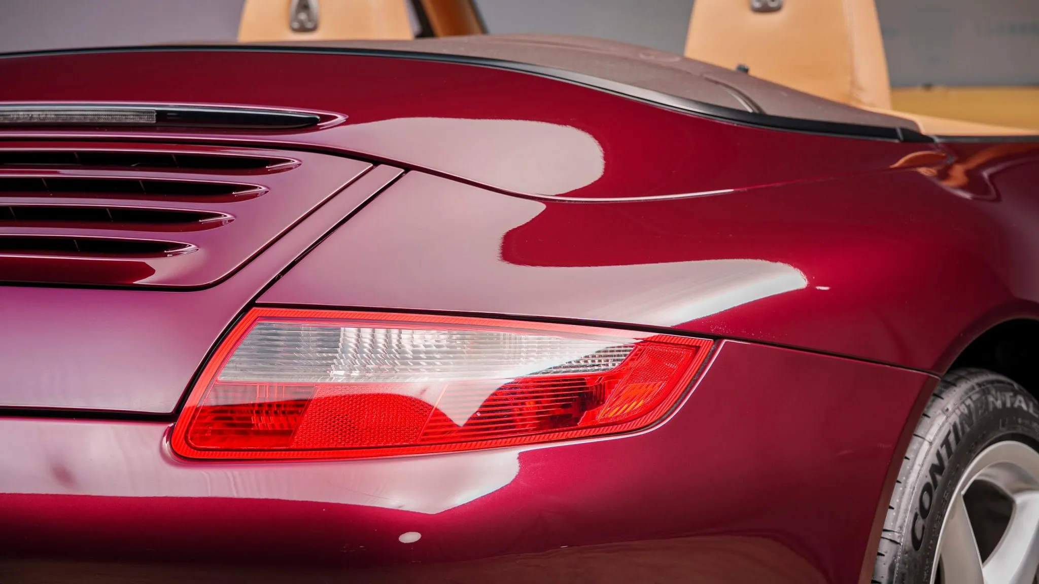 2007 Porsche 911 Carrera Cabriolet in Carmon Red Metallic