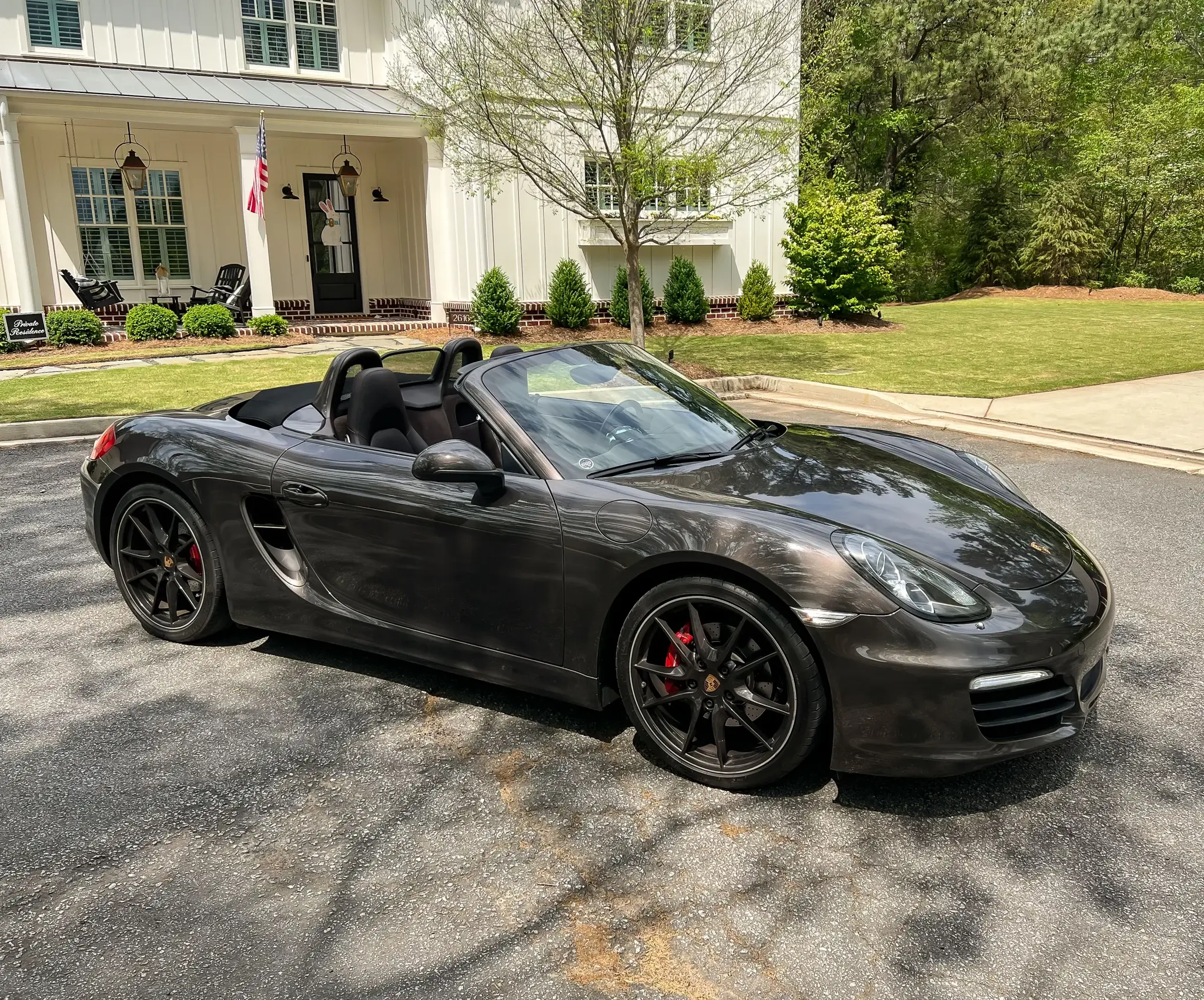 2014 Porsche Boxster S in Anthracite Brown Metallic