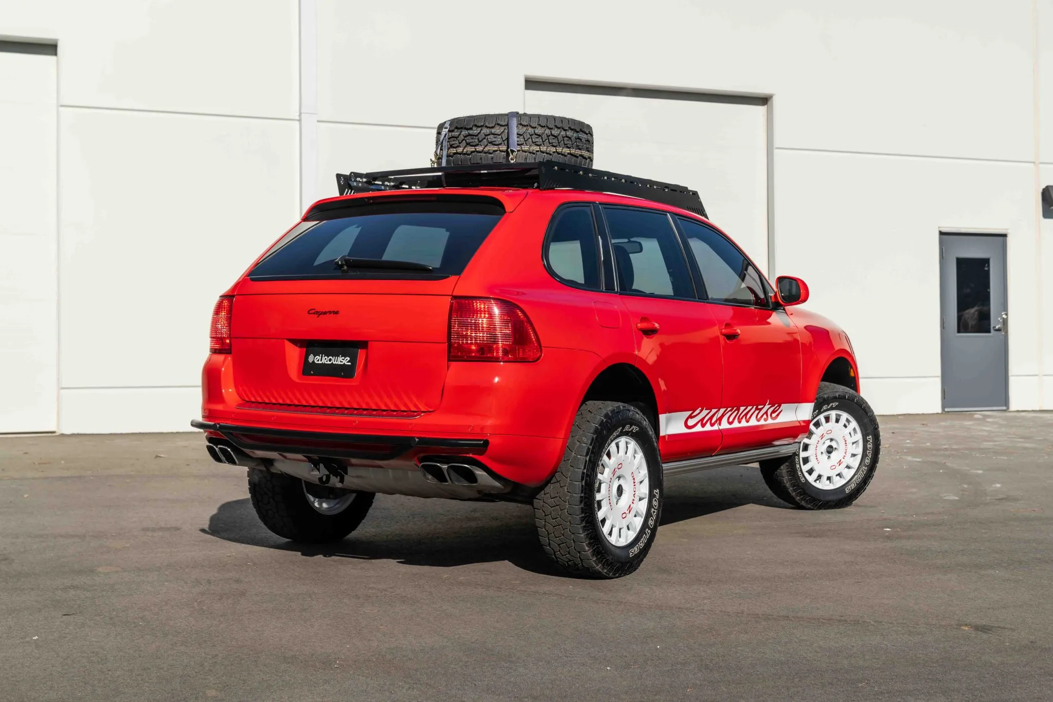 2005 Porsche Cayenne Turbo in Guards Red