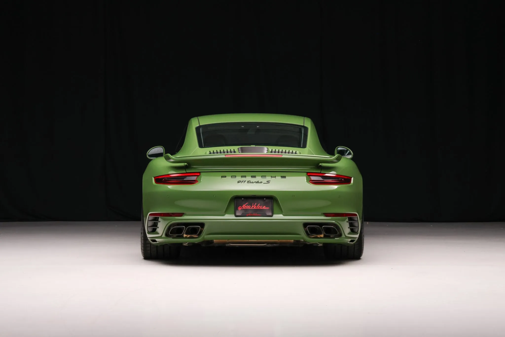 2019 Porsche 911 Turbo S Coupe in Olive Green