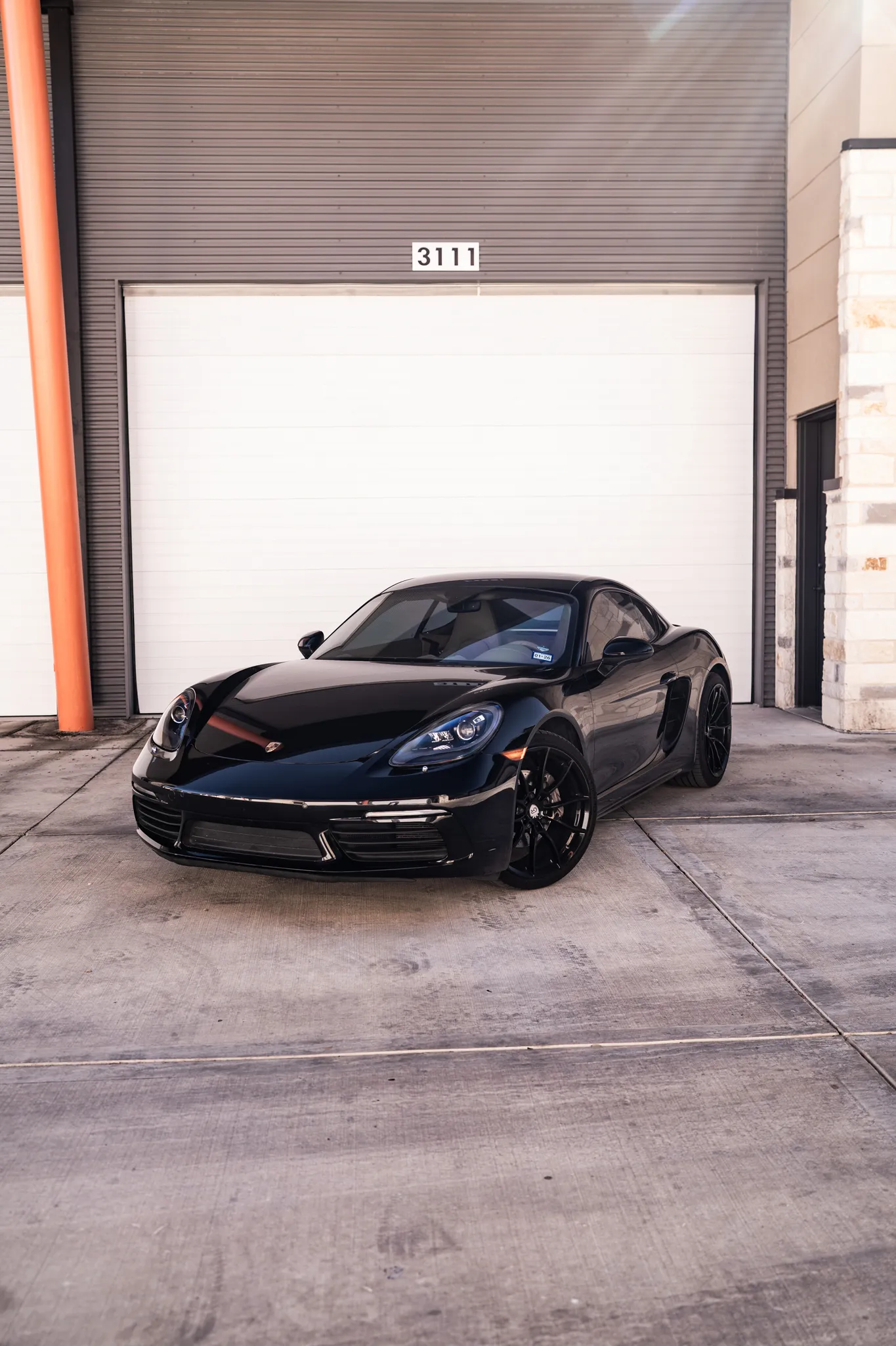 2017 Porsche 718 Cayman in Jet Black Metallic