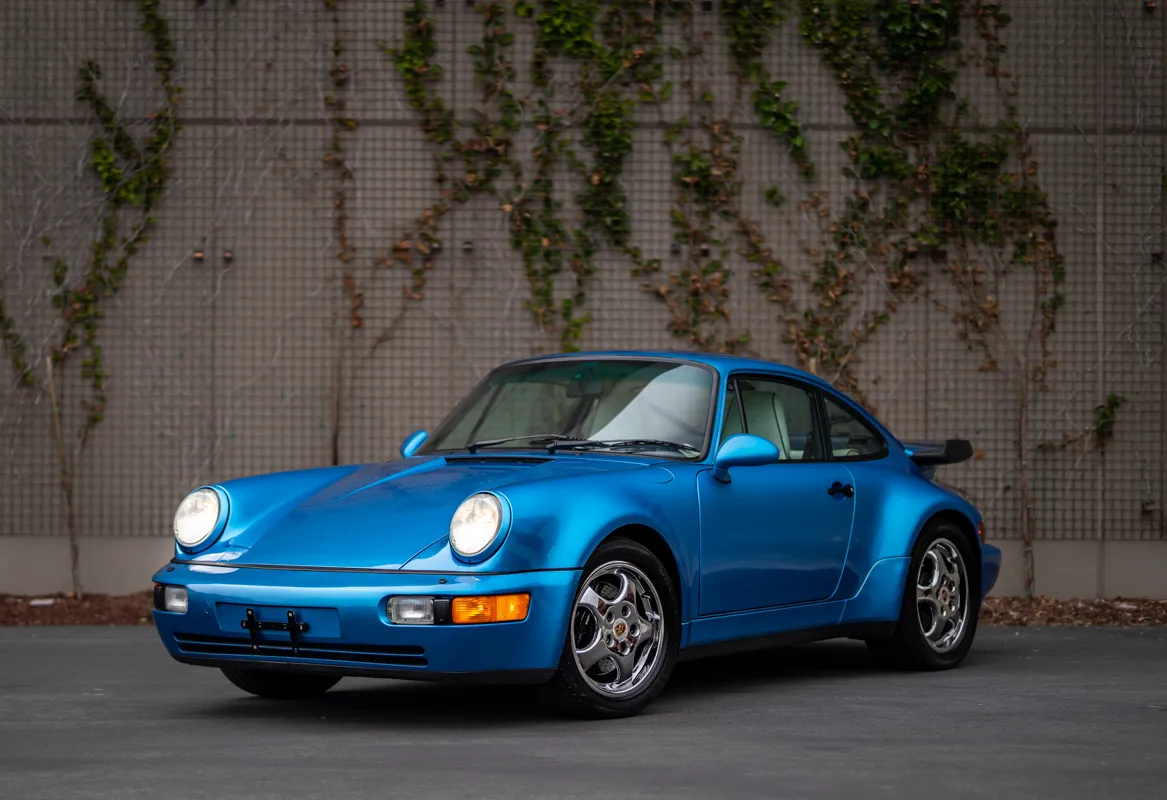 1992 Porsche 911 Turbo in Tahoe Blue Metallic