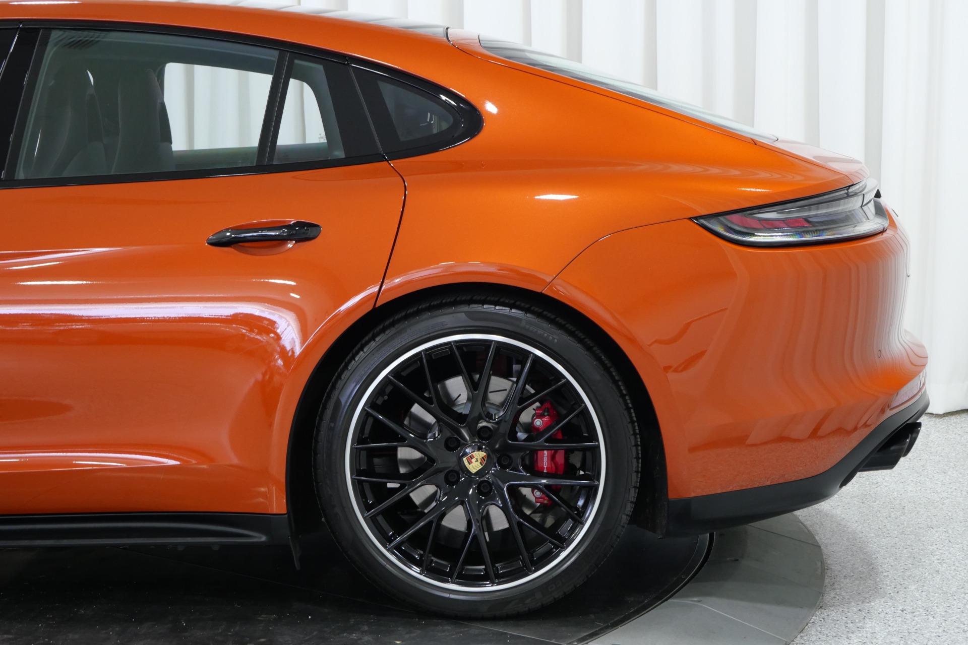 2022 Porsche Panamera GTS in Papaya Metallic