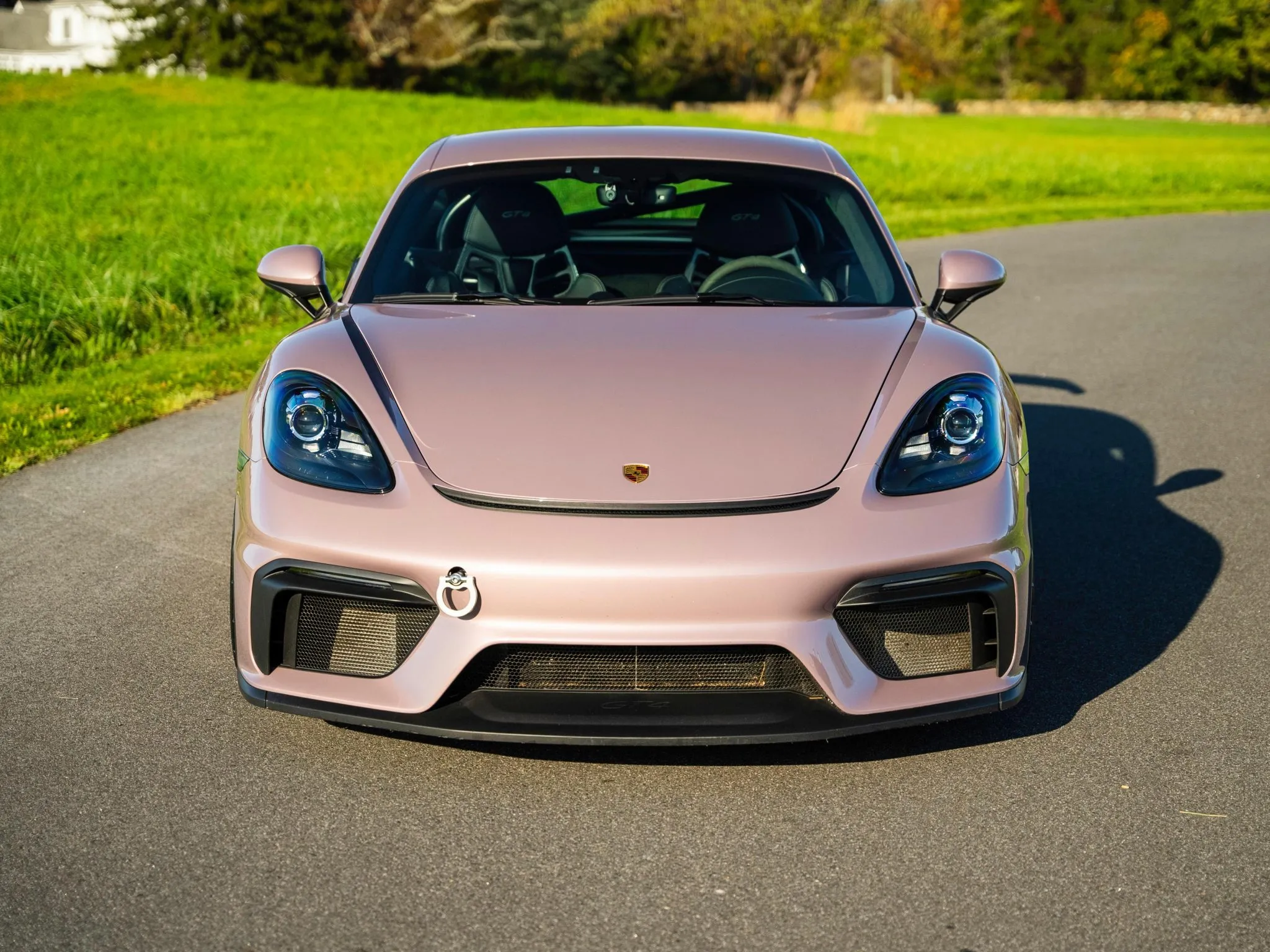 2022 Porsche 718 Cayman GT4 in Frozen Berry Metallic