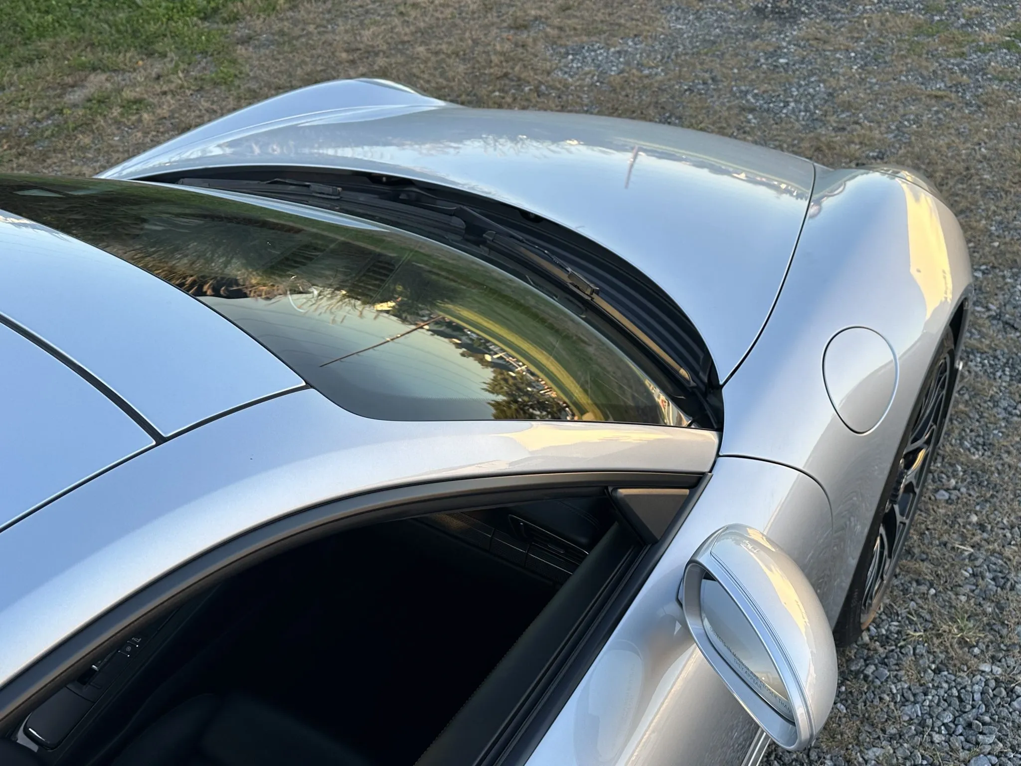 2015 Porsche 911 Turbo S Coupe in Rhodium Silver Metallic
