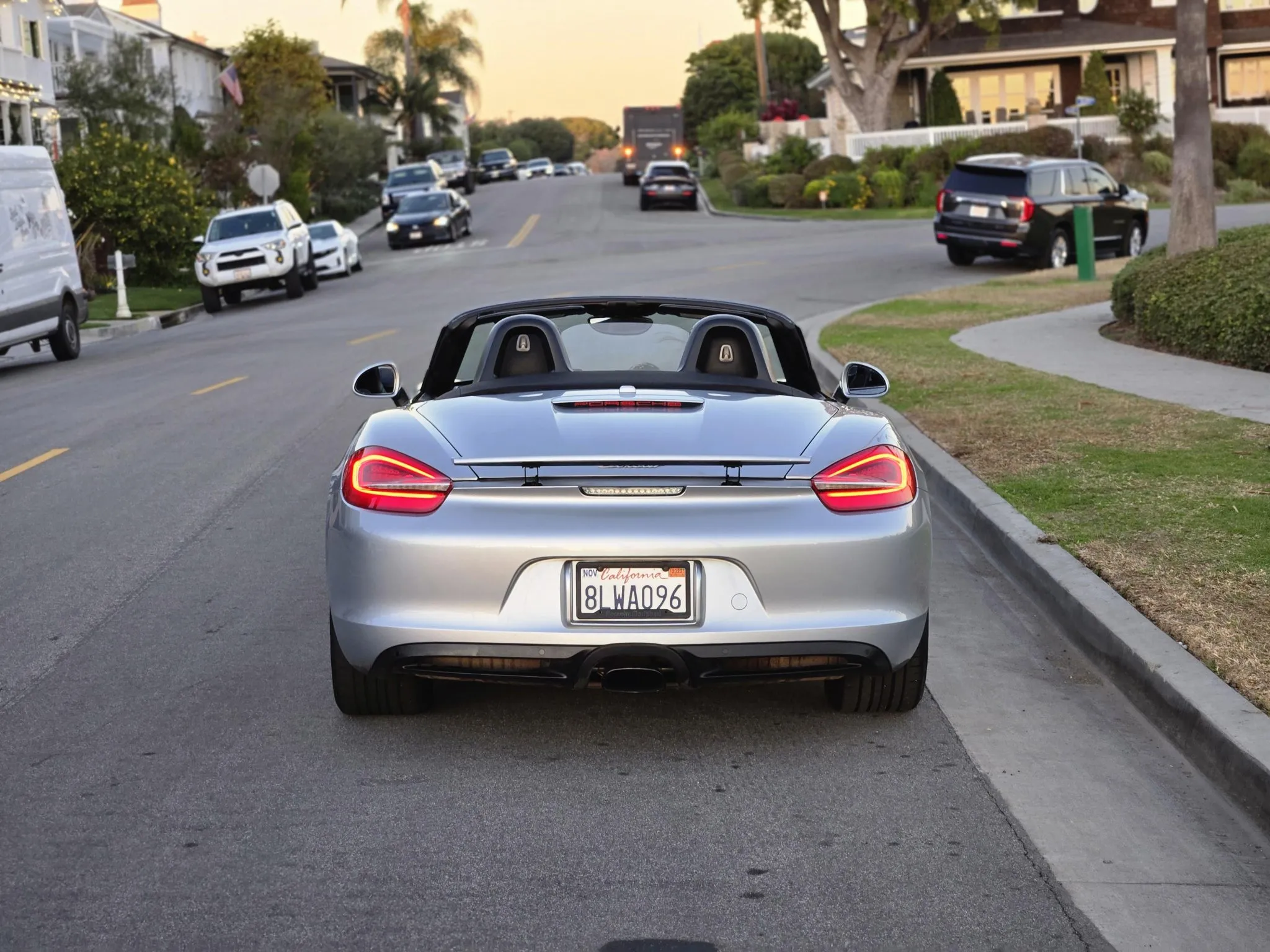 2014 Porsche Boxster in Rhodium Silver Metallic