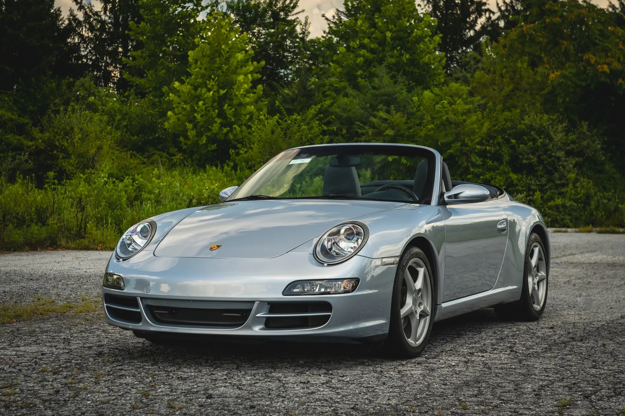 2005 Porsche 911 Carrera Cabriolet in Polar Silver Metallic