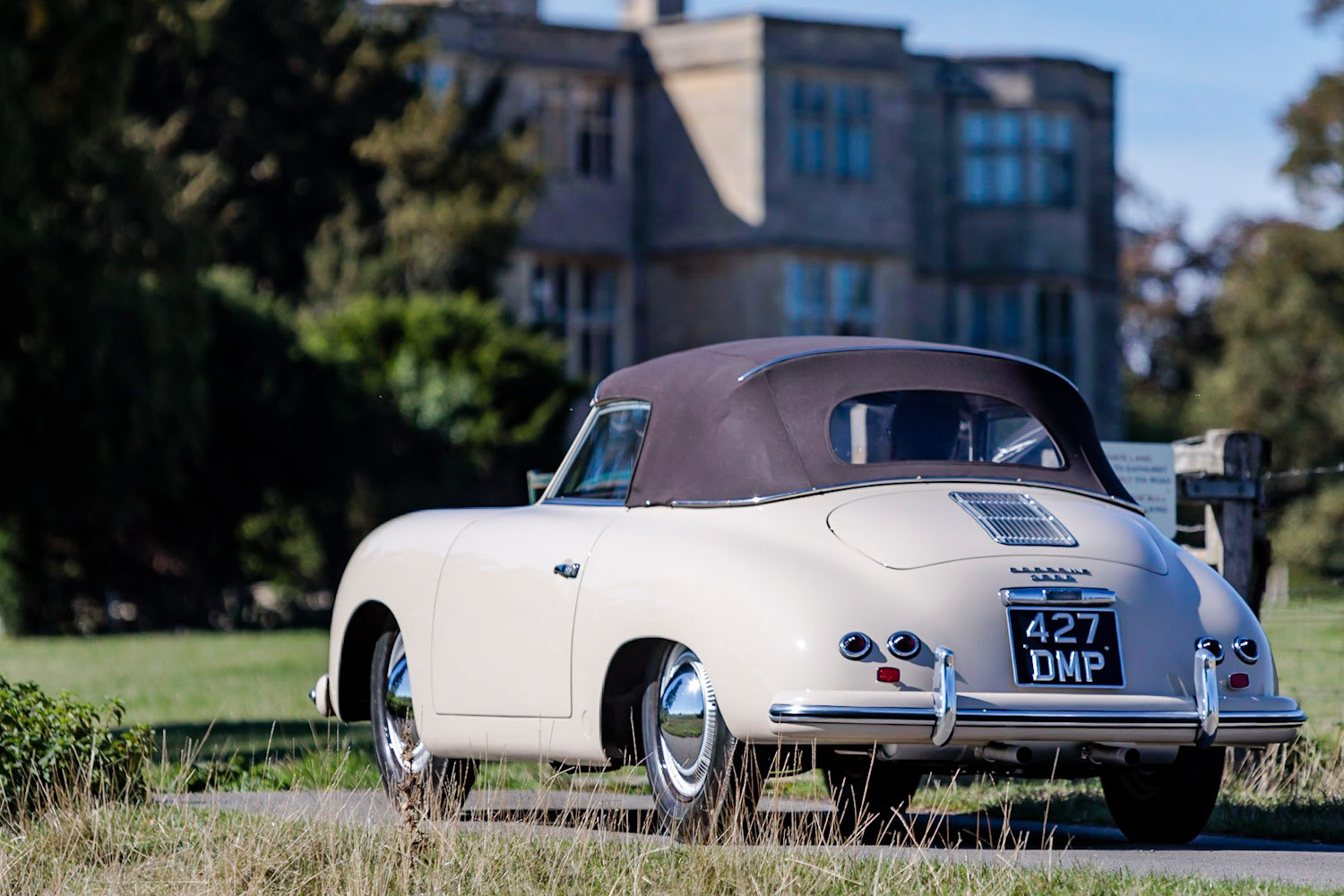 1955 Porsche 356 Pre-A Cabriolet in Pearl Grey