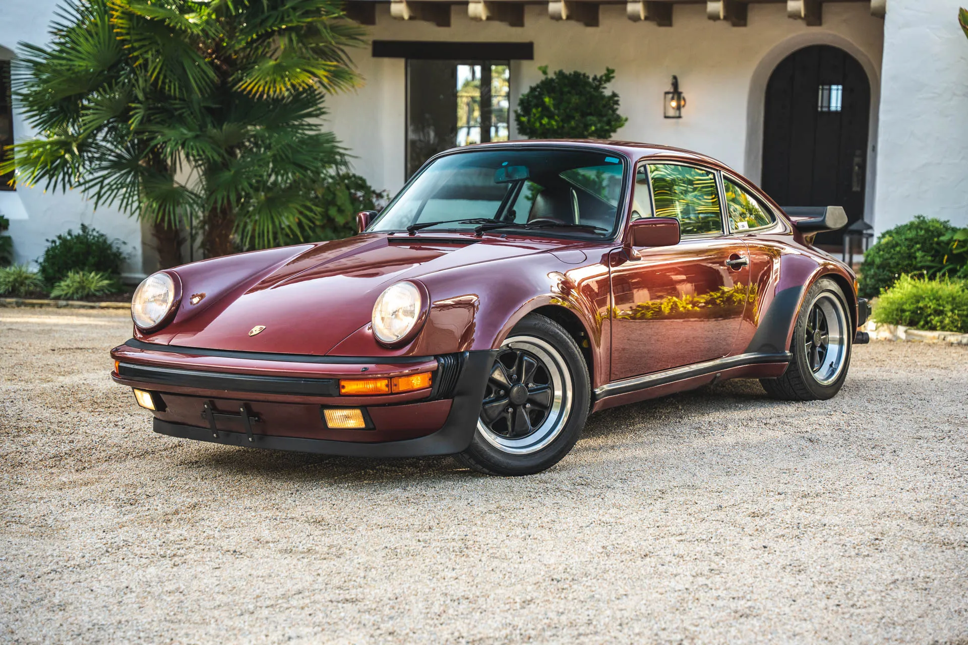 1986 Porsche 911 Turbo Coupe in Garnet Red Metallic